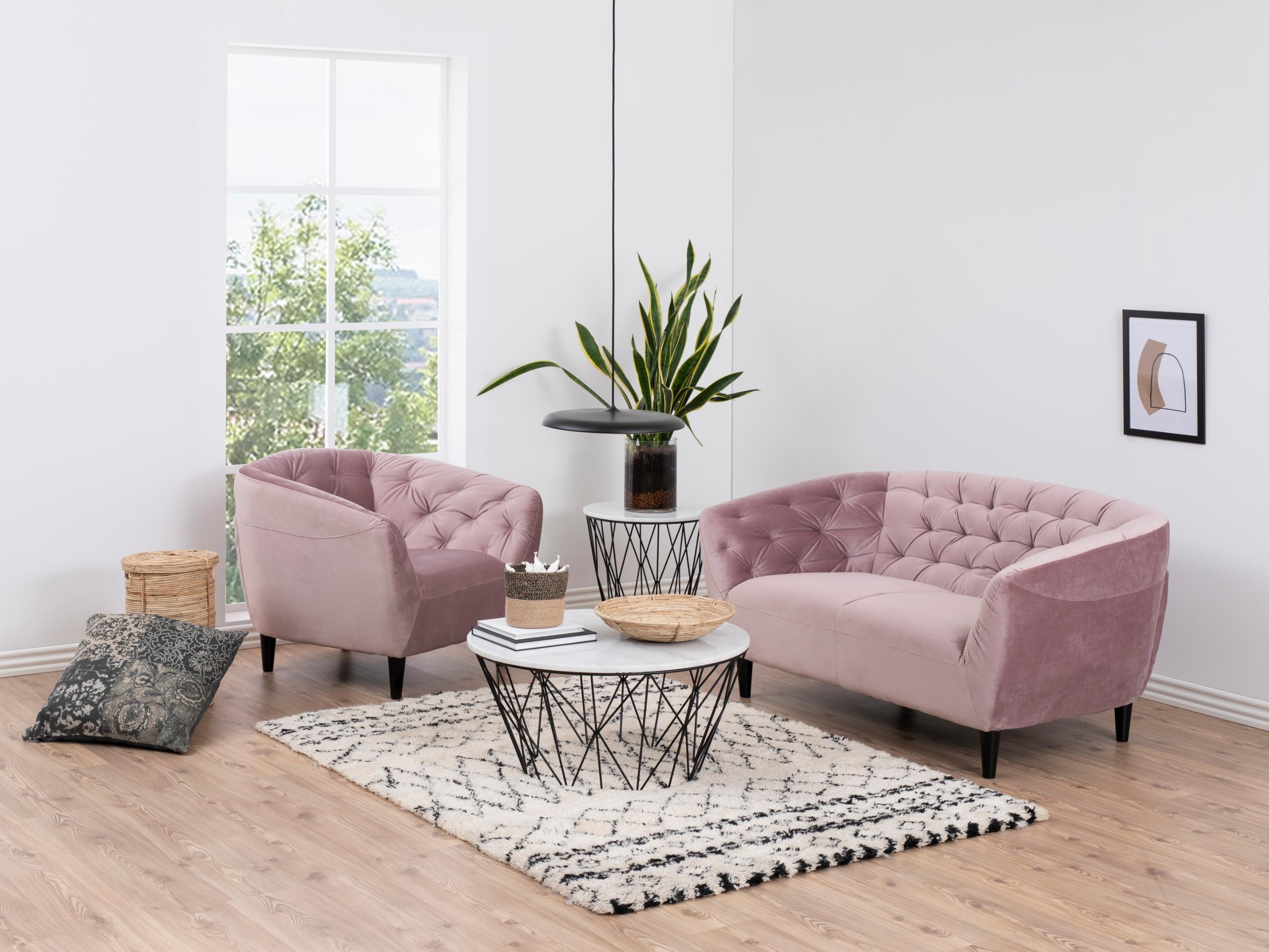 Armchair Norsica 264 (Dusty pink)
