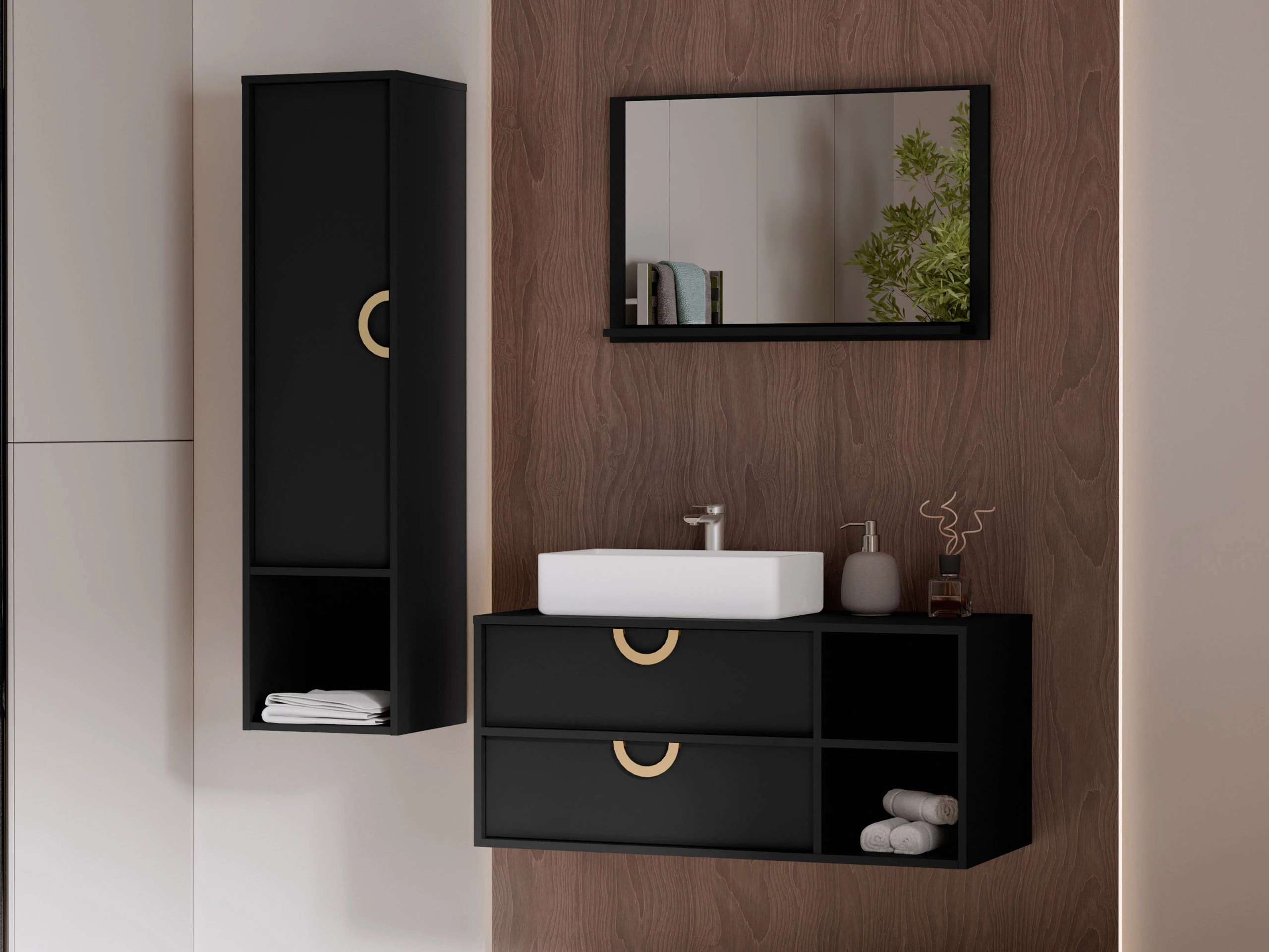Bathroom set Sodalis (Black)