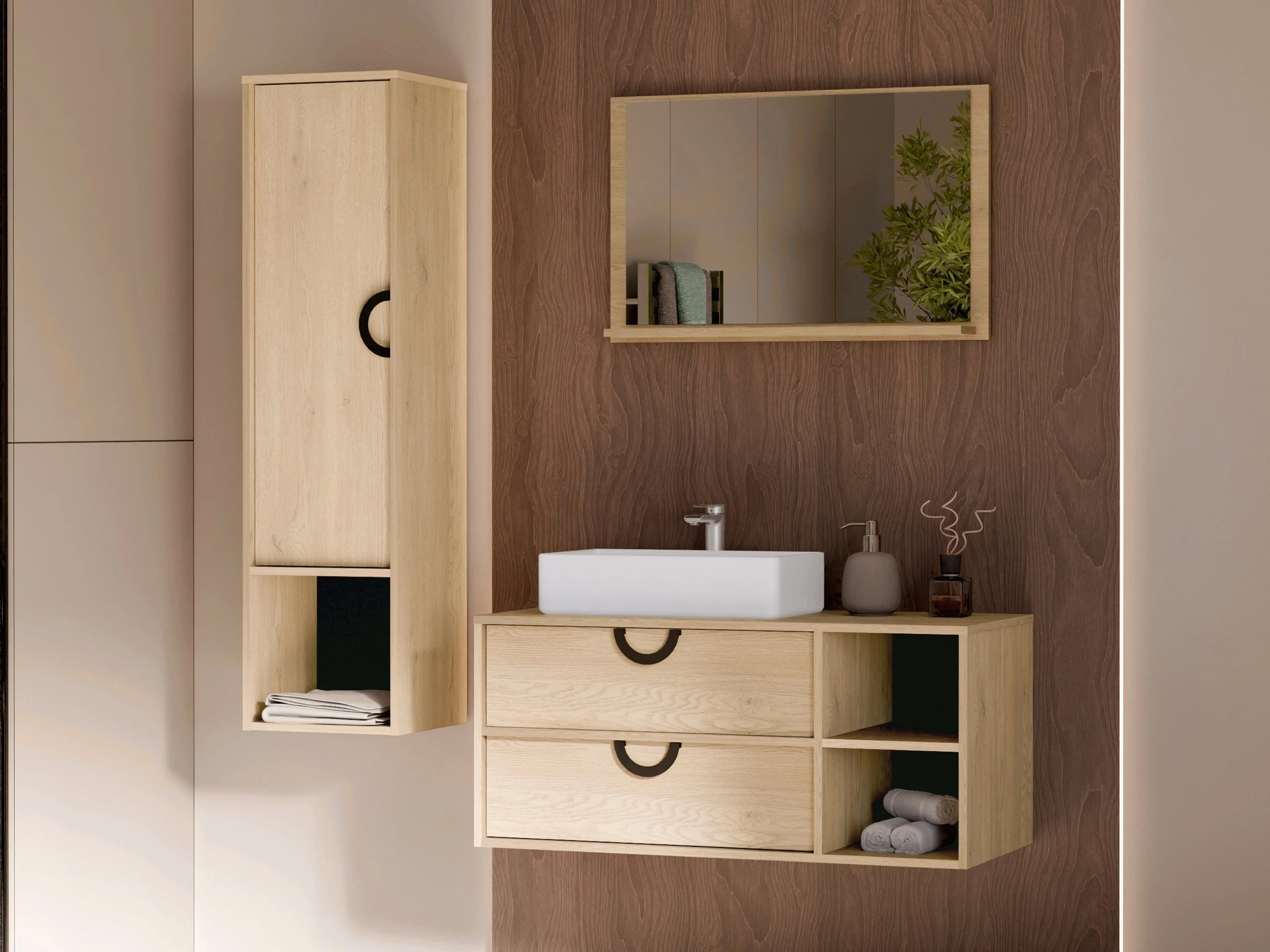 Bathroom set Sodalis (Oak)