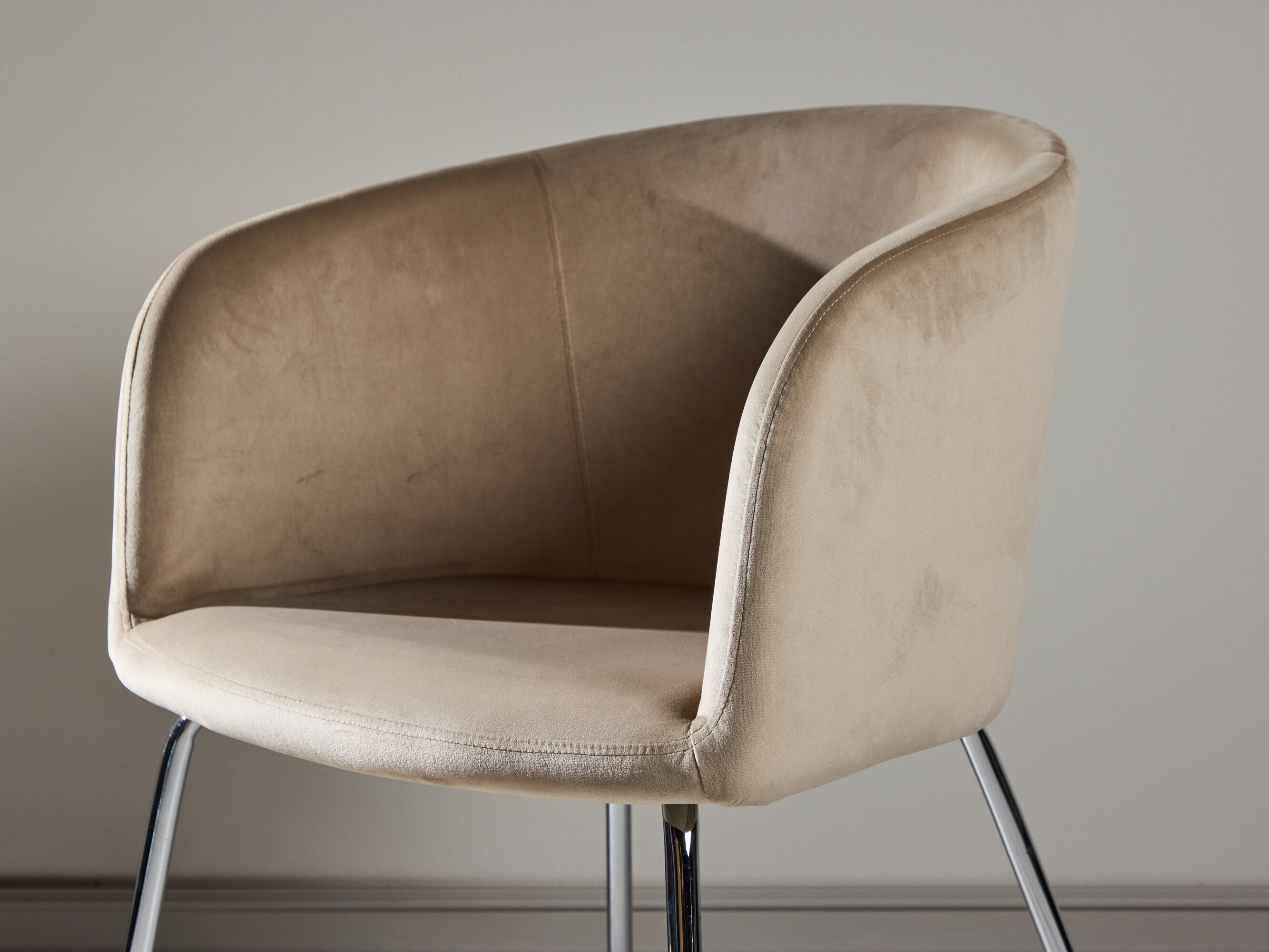 Chair Dallas 2603 (Beige + Silver)