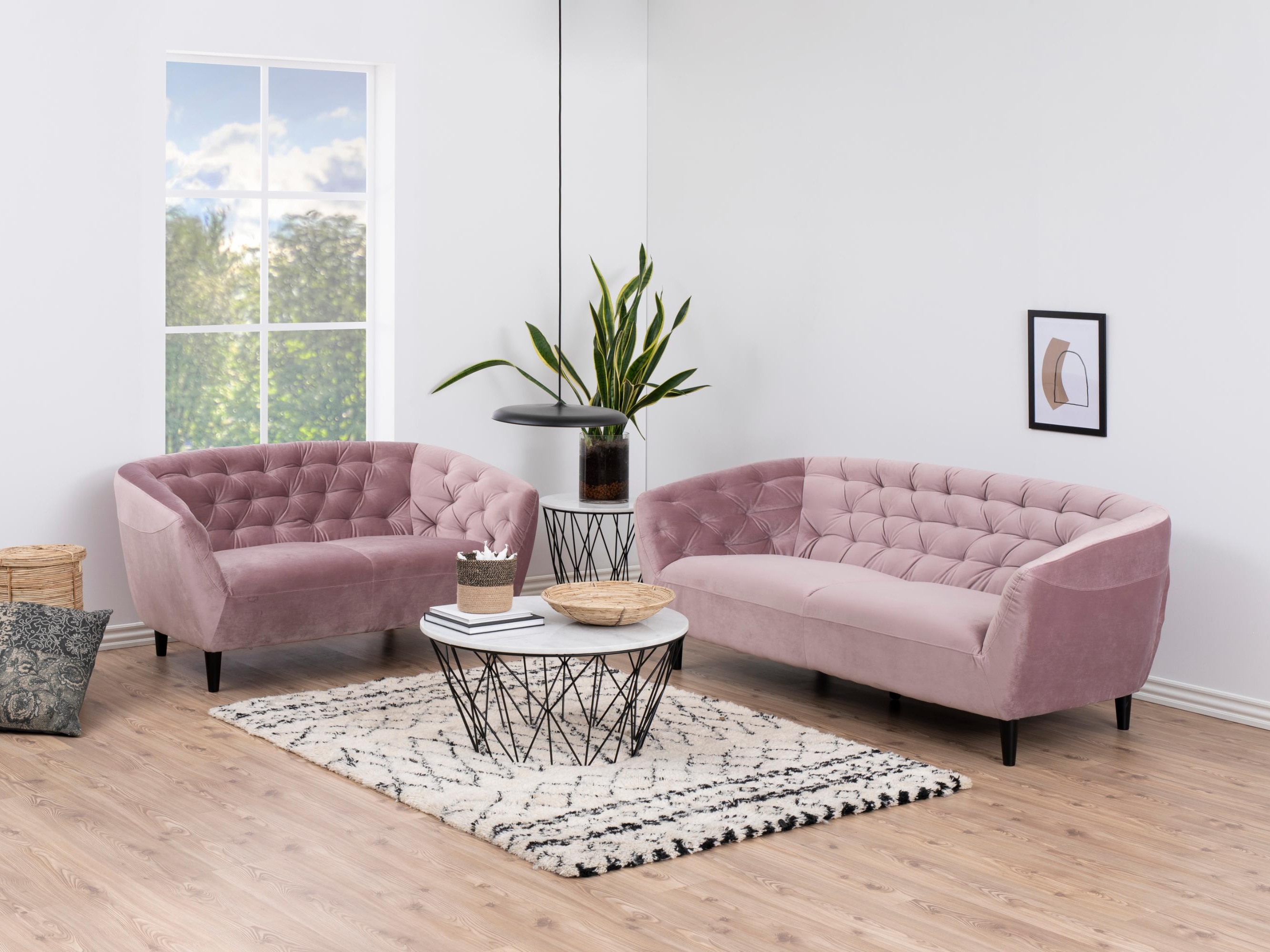 Chesterfield sofa Norsica 232 (Dusty pink)