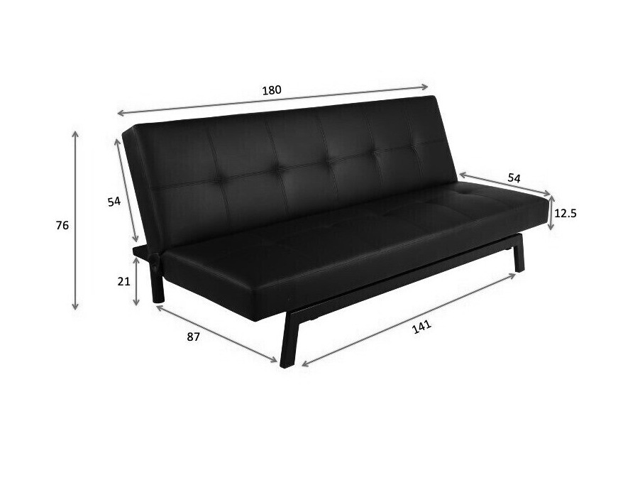 Sofa bed Dallas 1710 (Beige + Oak)