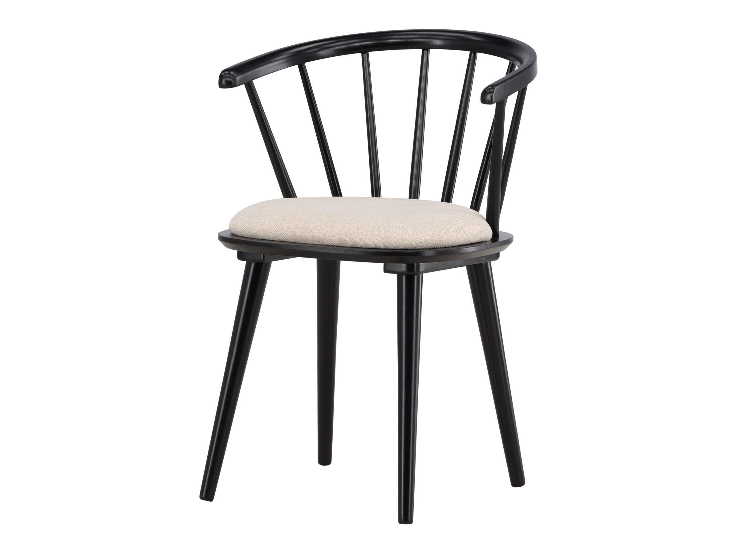 Chair Dallas 4953 (Black + Beige)