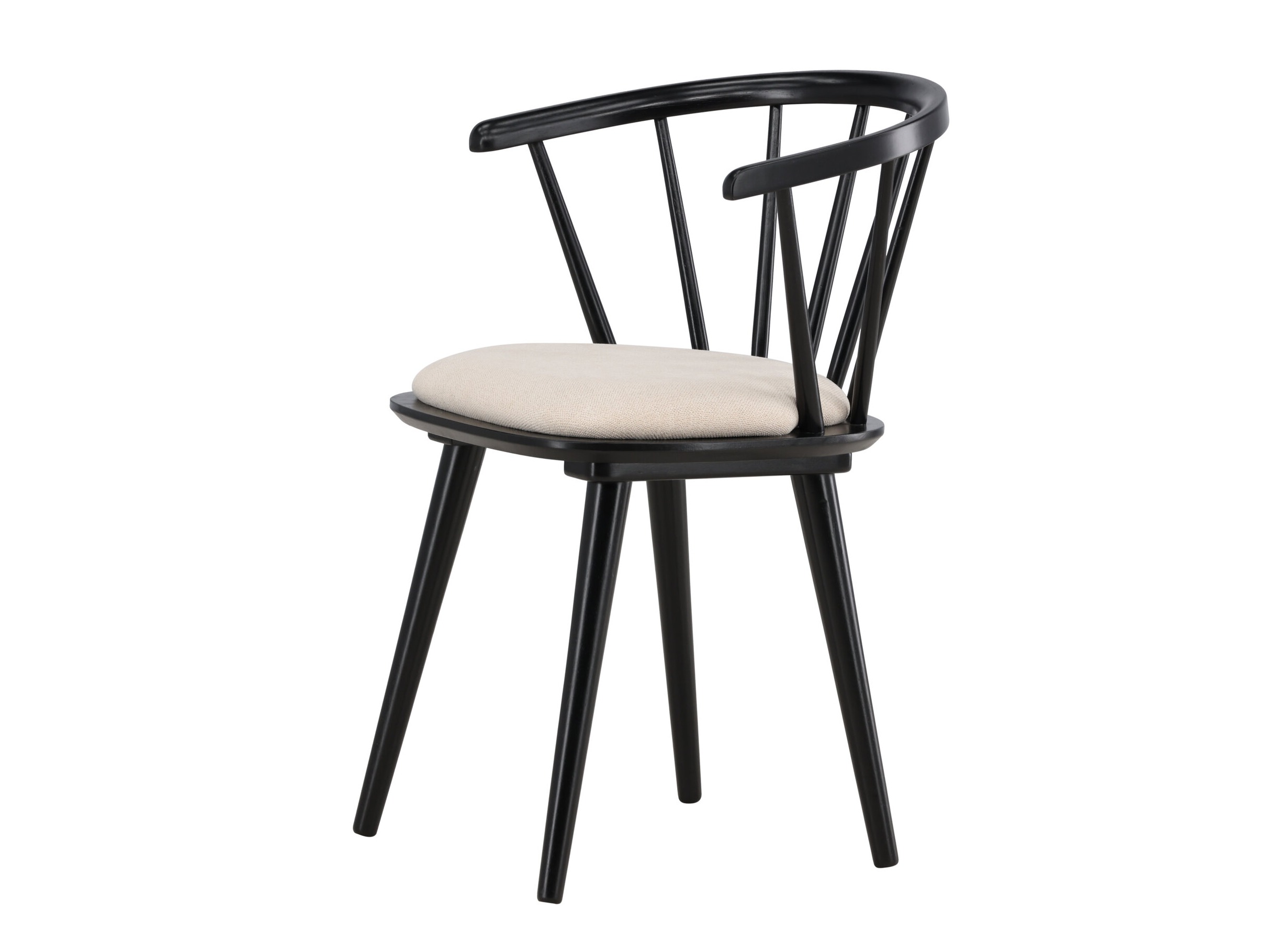 Chair Dallas 4953 (Black + Beige)