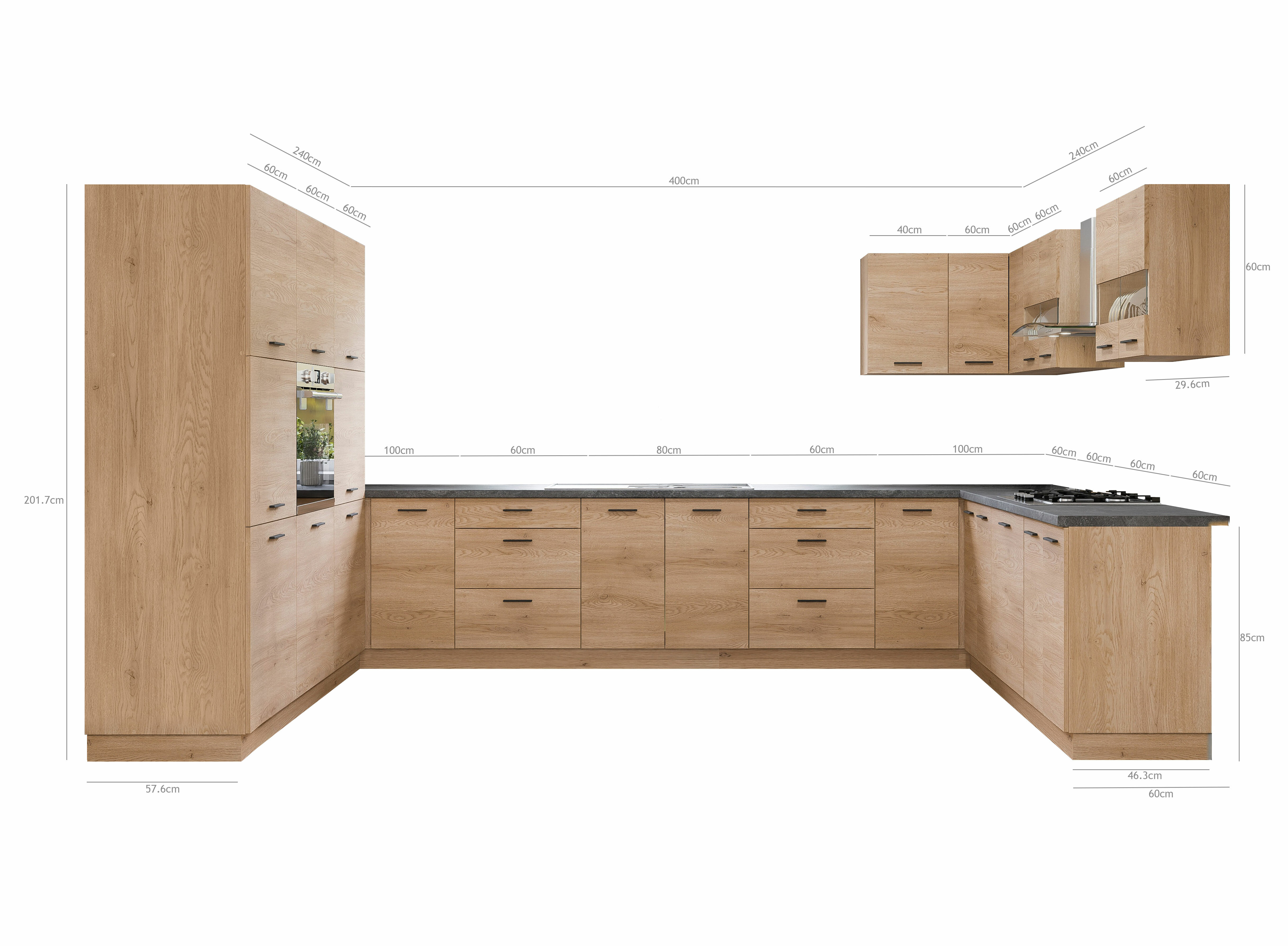 Modular kitchen set Ati Torro 133