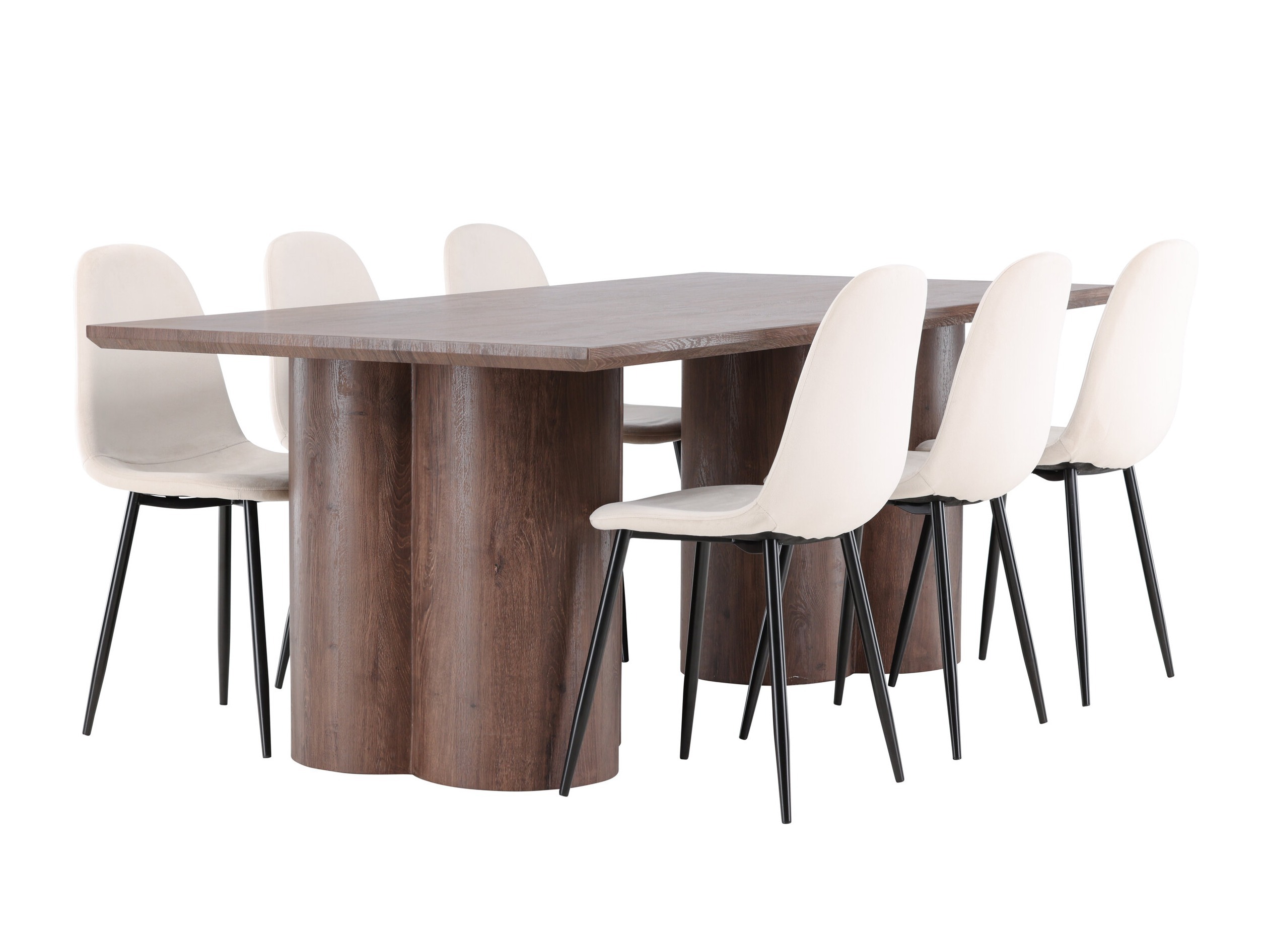 Dining set Dallas 4959 (Beige + Black)