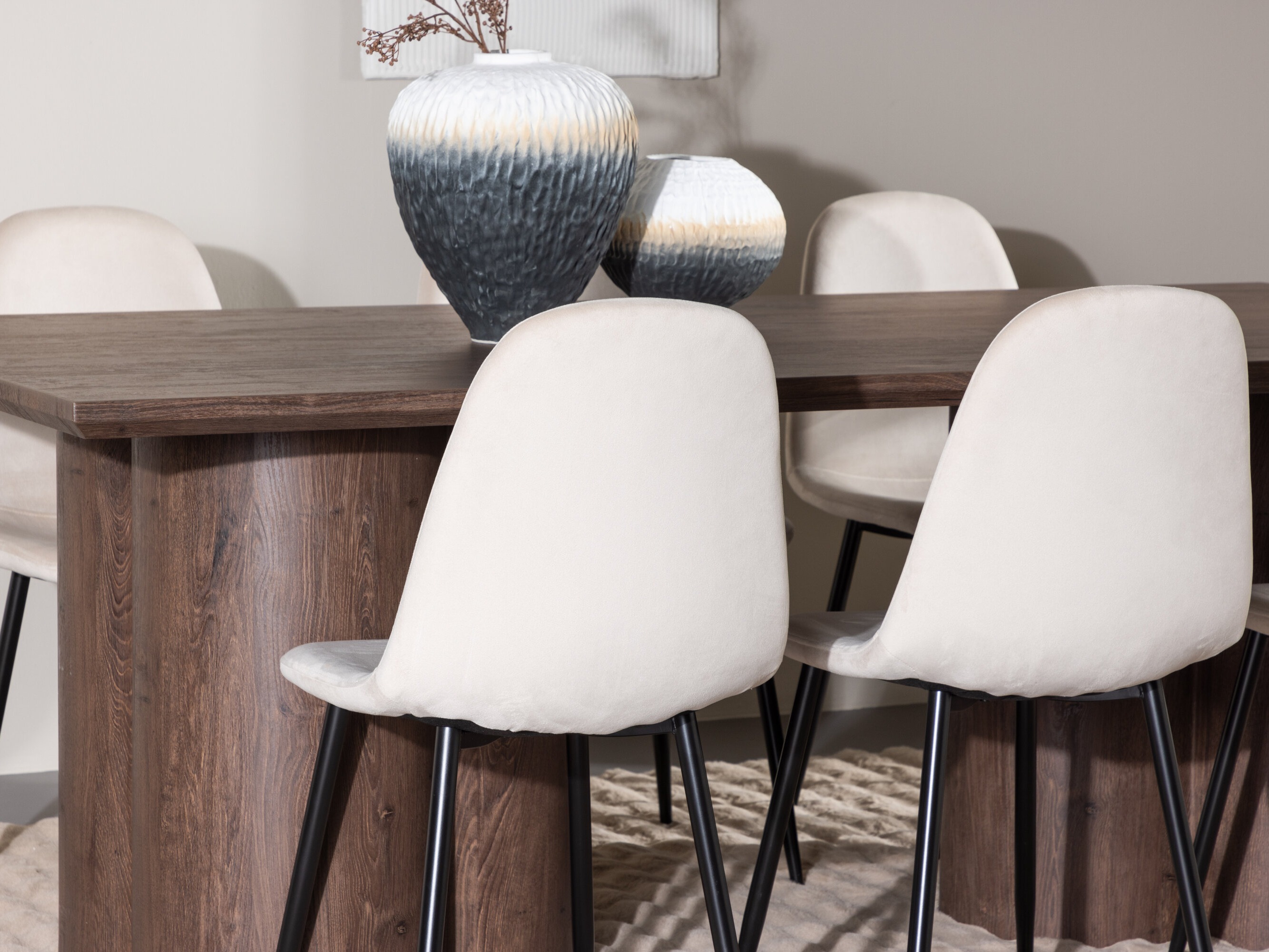 Dining set Dallas 4959 (Beige + Black)