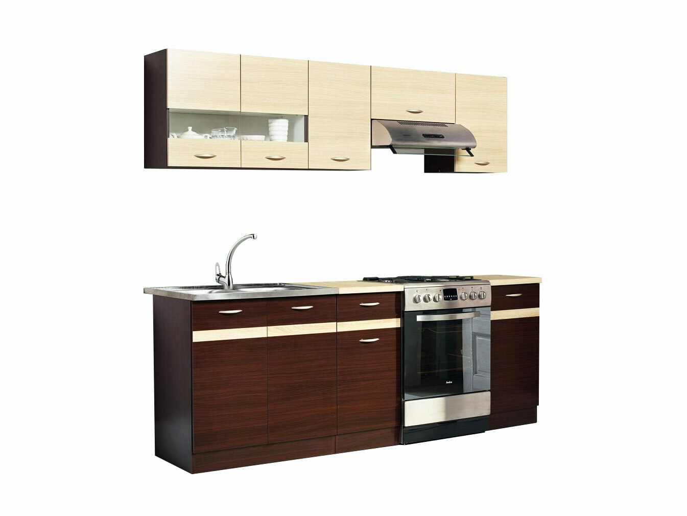 Modular kitchen set Eli Dark 111
