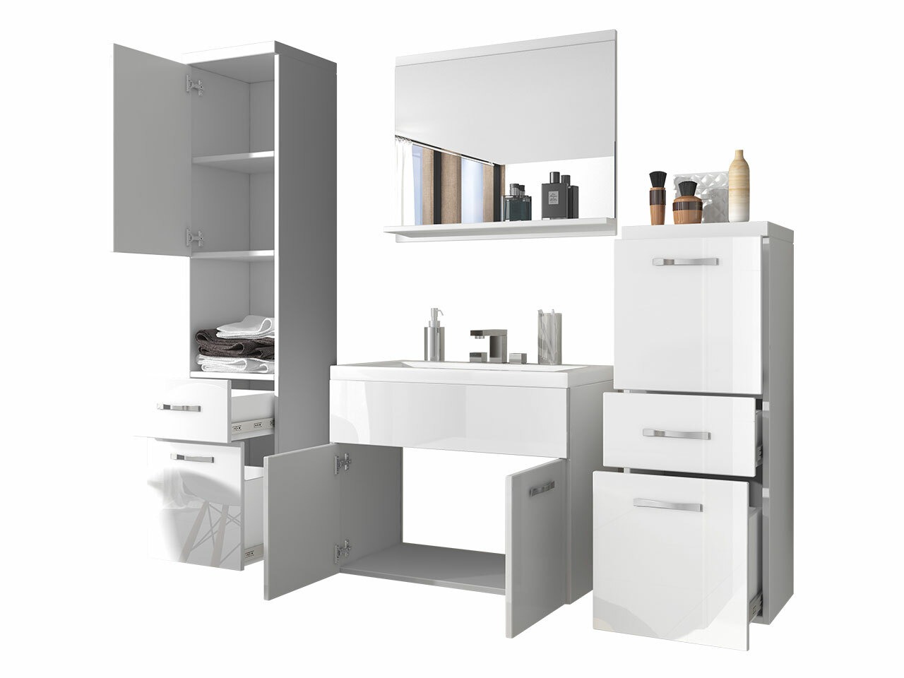 Bathroom set Sarasota 109 (Grey)