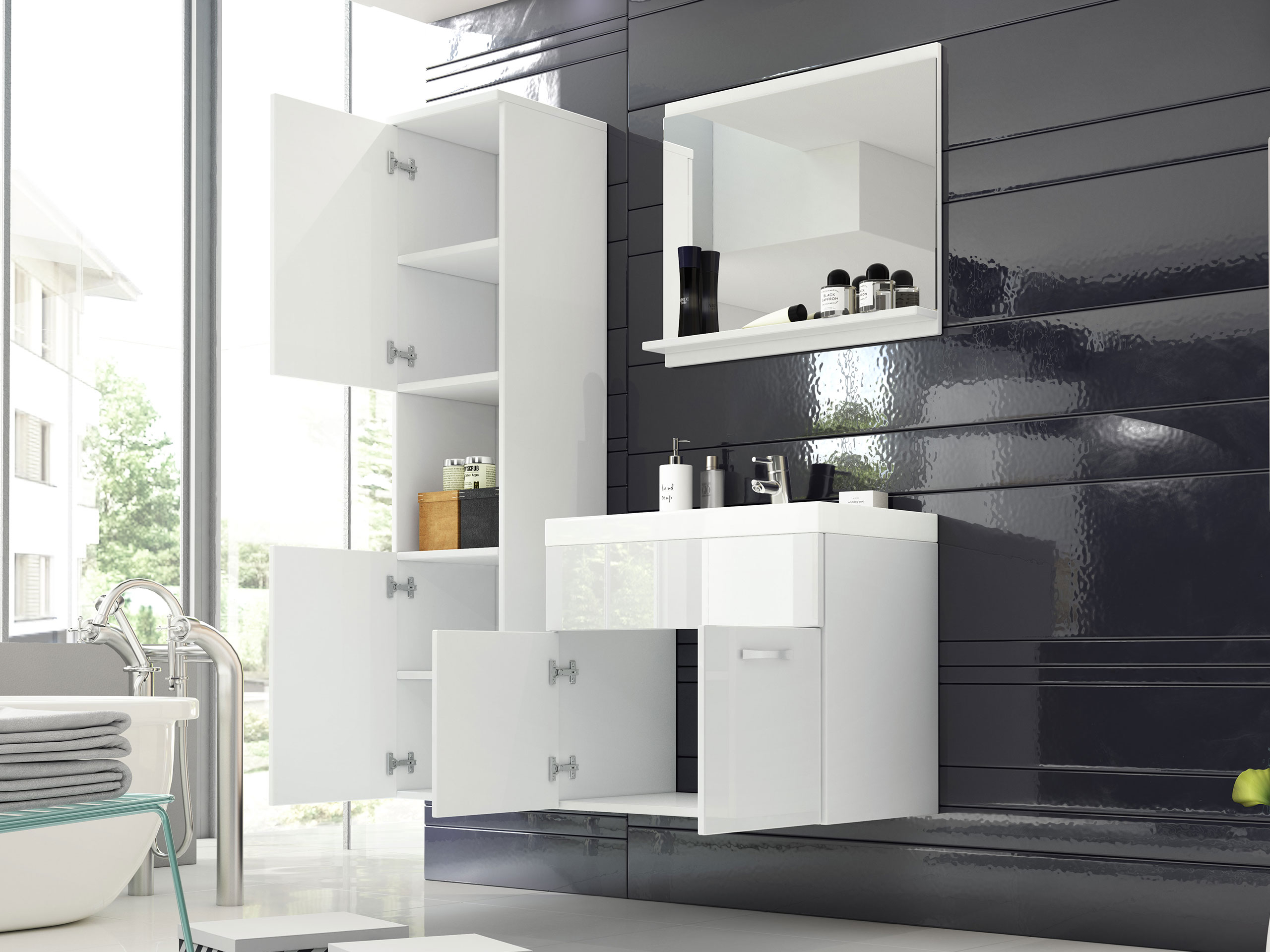 Bathroom set Sarasota 122 (Cashmere)