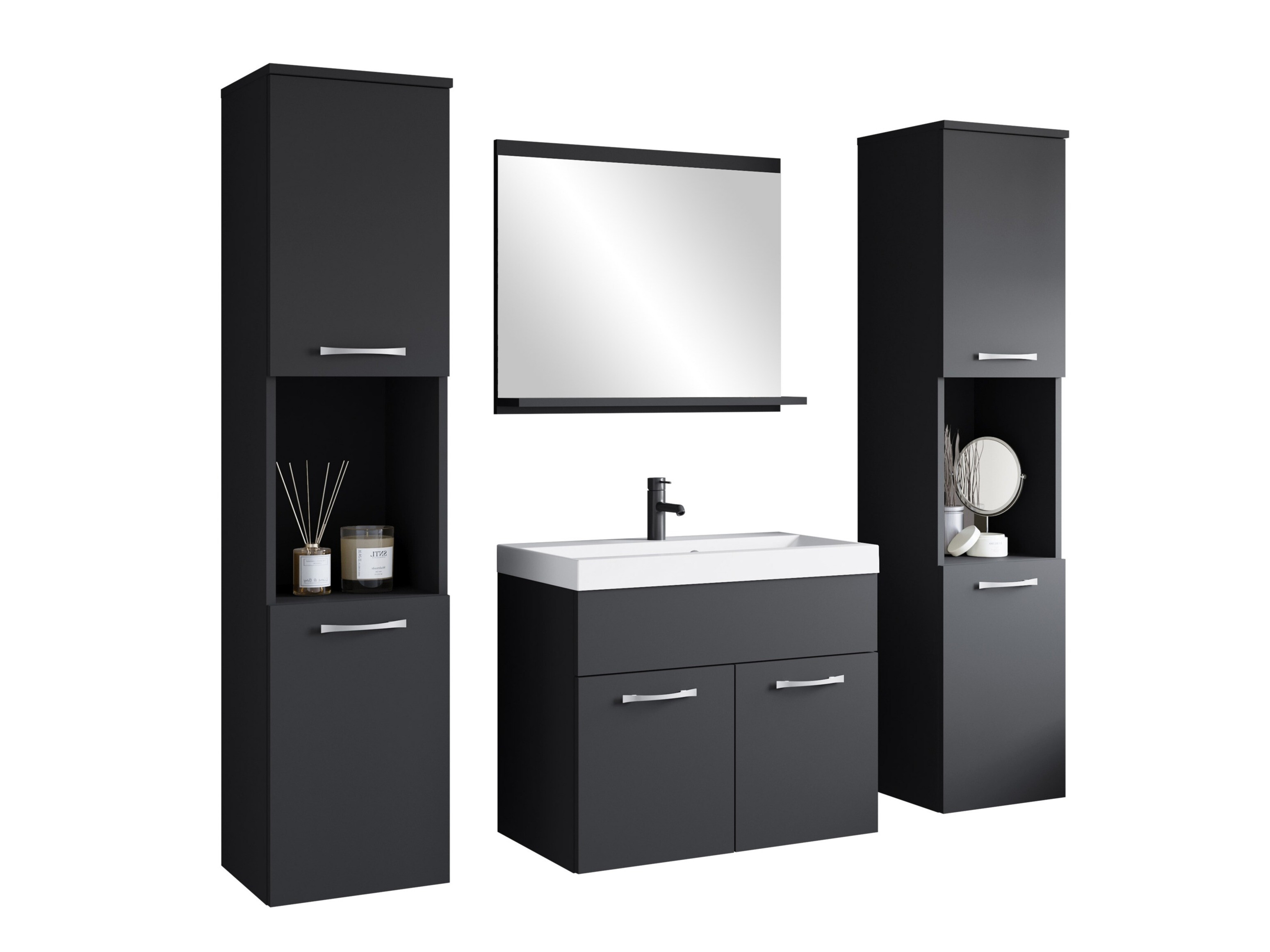 Bathroom set Sarasota 123 (Graphite)