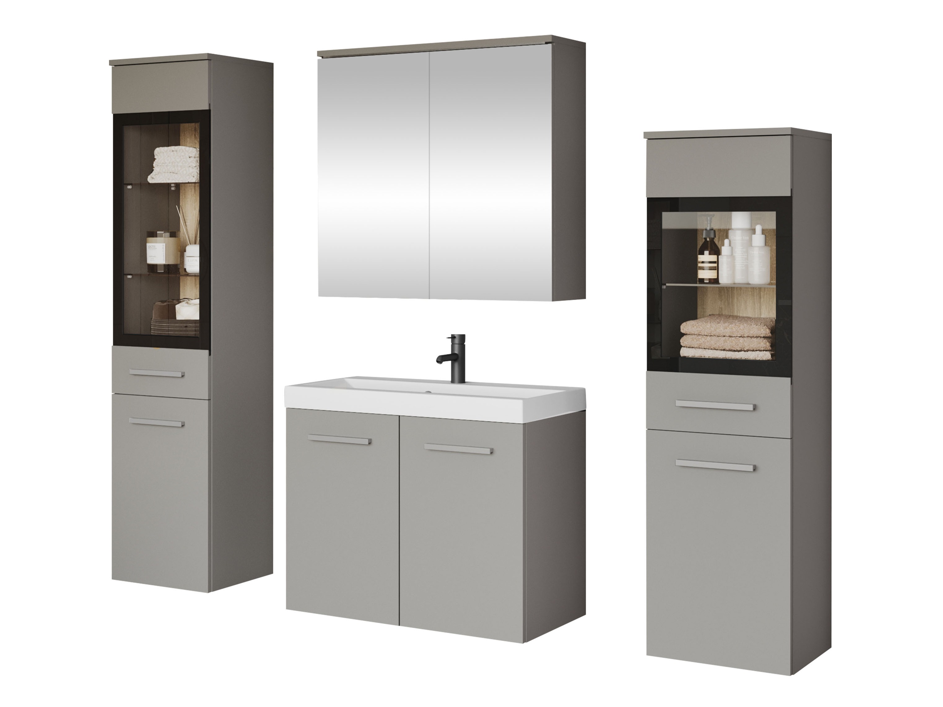 Bathroom set Sarasota 140 (Grey)