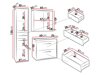Bathroom set Sarasota 173 (Cashmere)