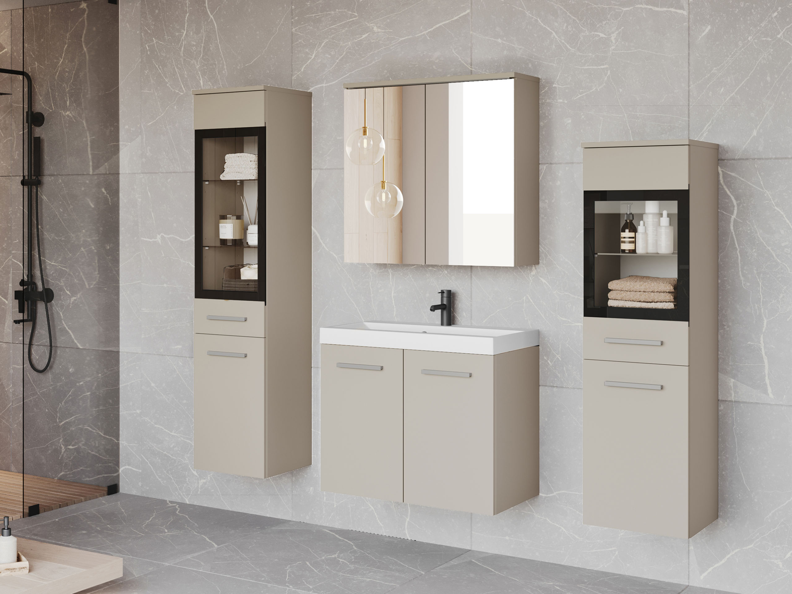 Bathroom set Scientia III (Cashmere)