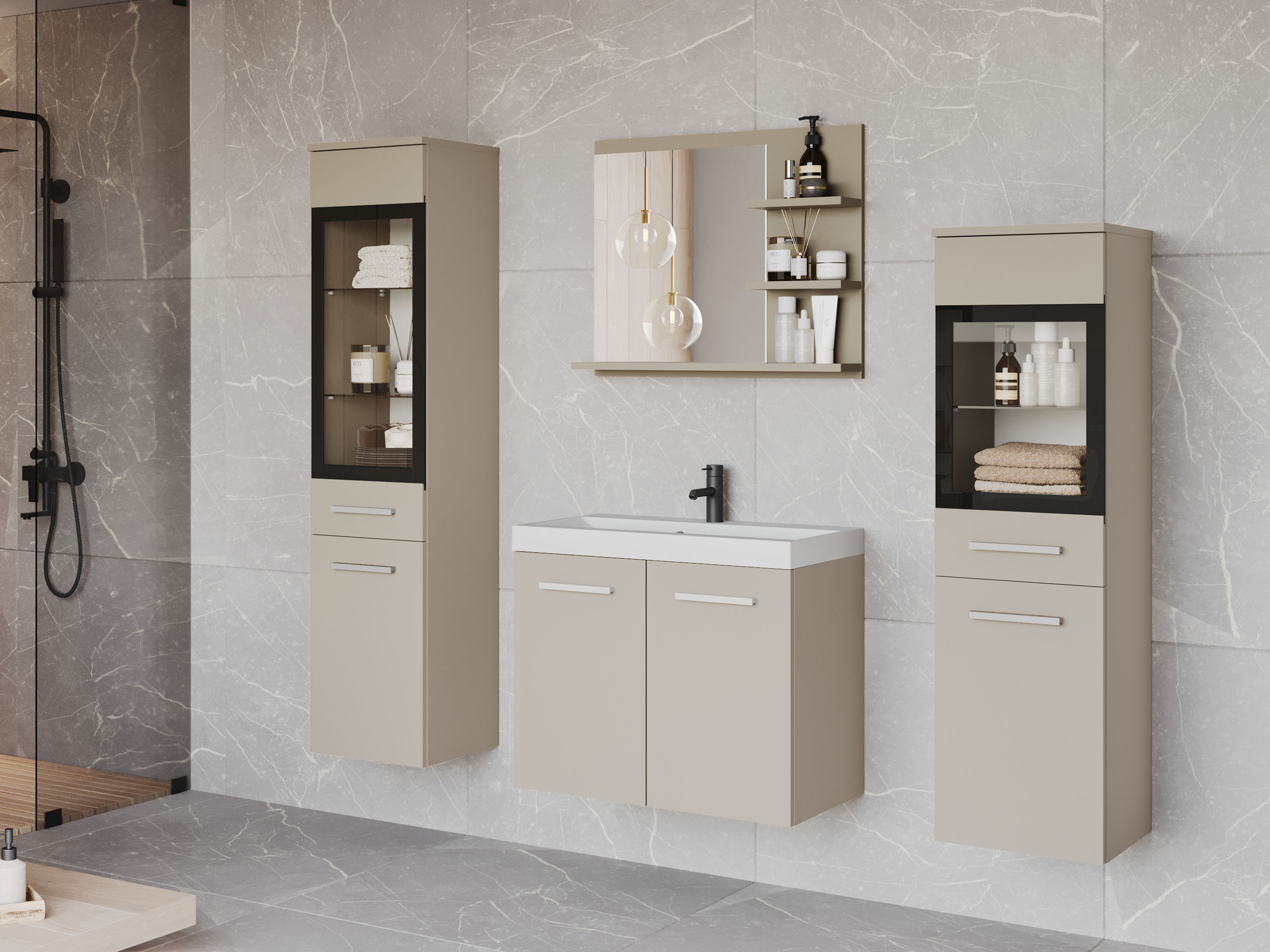 Bathroom set Scientia IV (Cashmere)