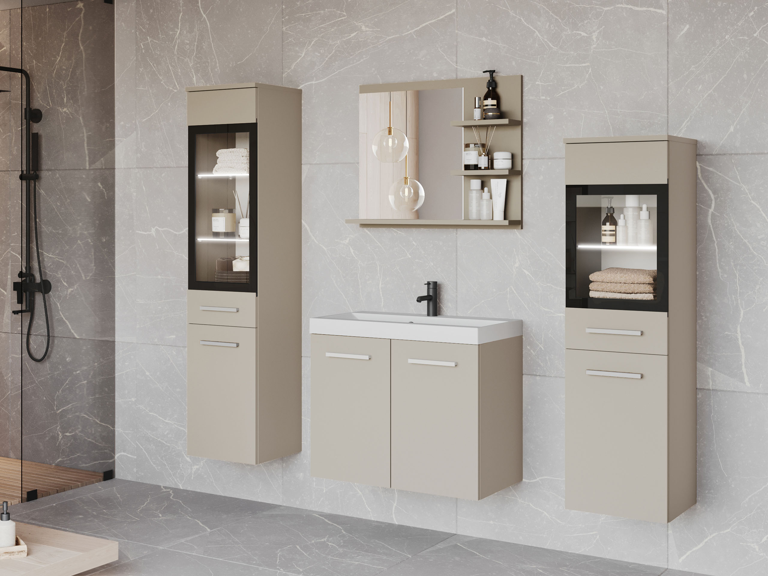Bathroom set Scientia IV (Cashmere)
