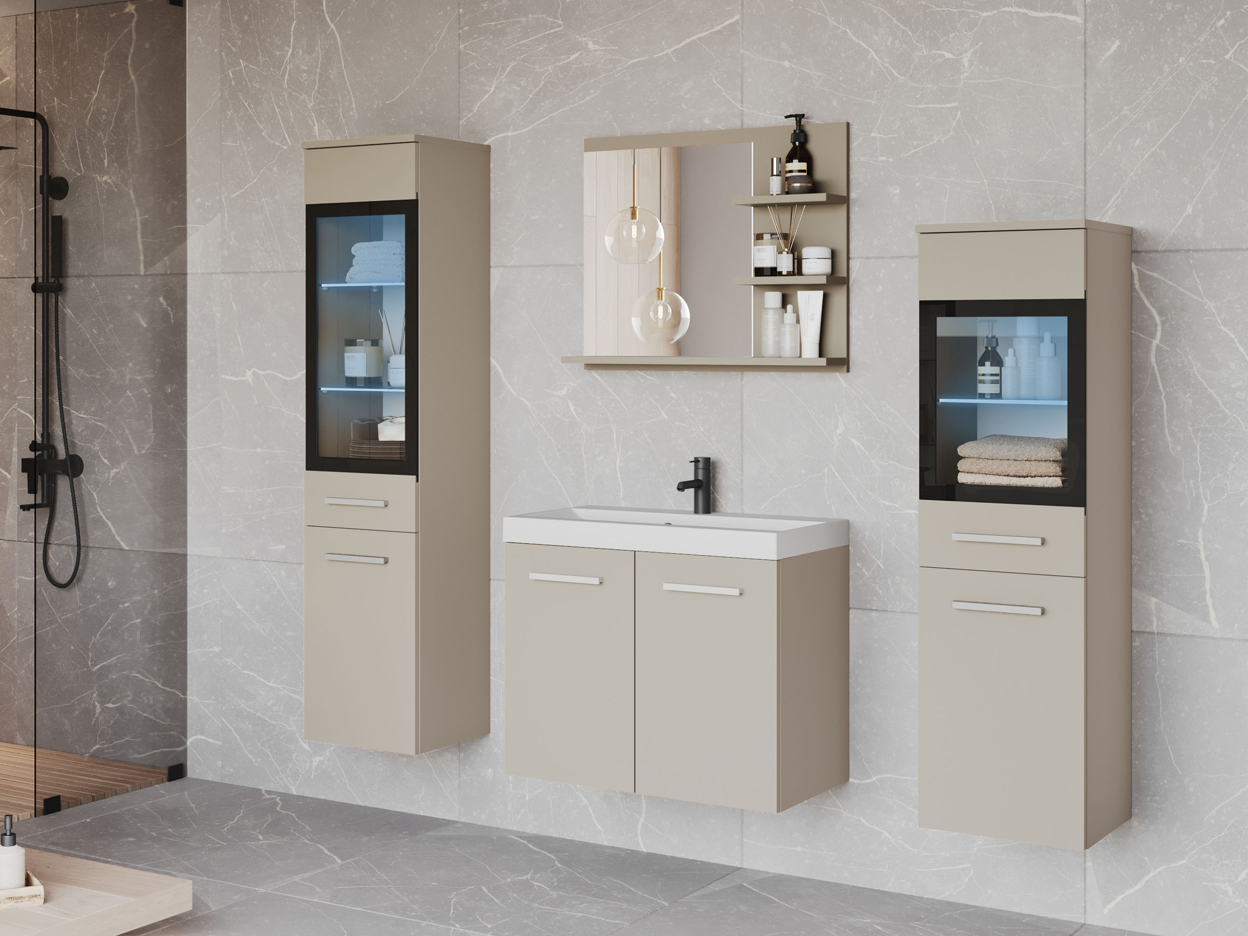 Bathroom set Scientia IV (Cashmere)