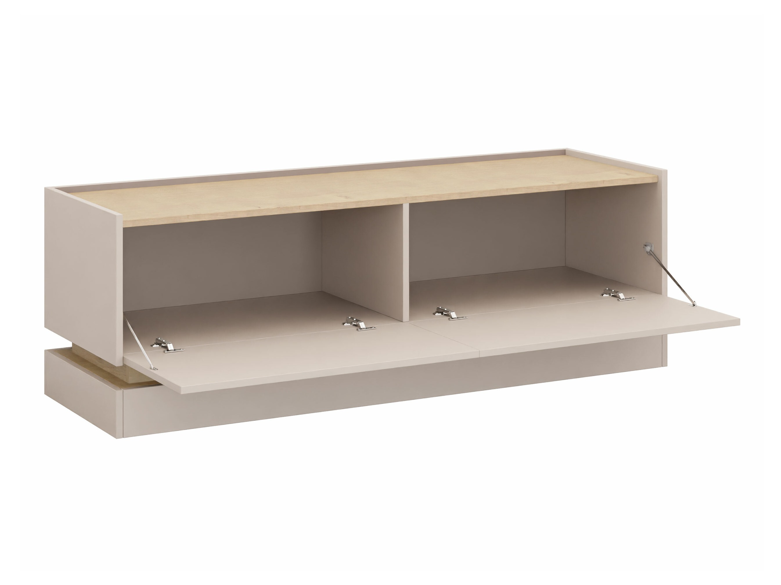 TV stand Comfivo Dalvenu 105 (Light brown + Oak)