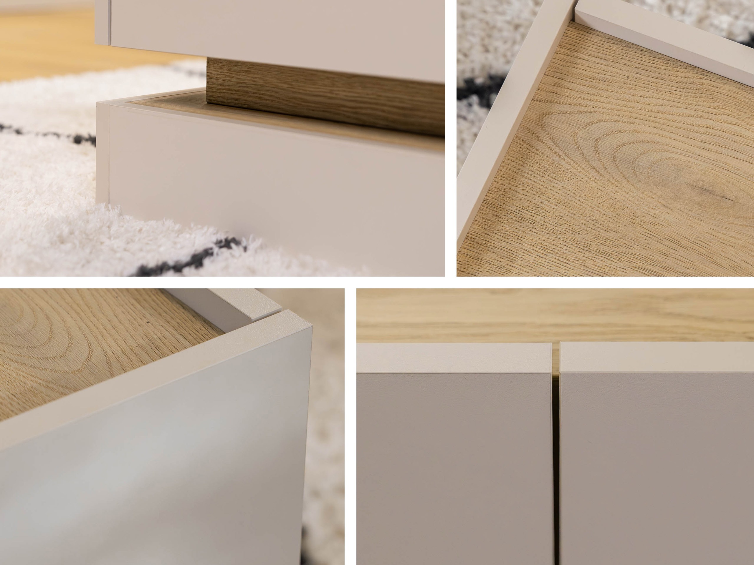 TV stand Comfivo Dalvenu 105 (Light brown + Oak)