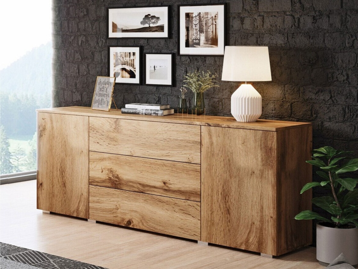 Chest of drawers Sarasota 129 (Wotan Oak)