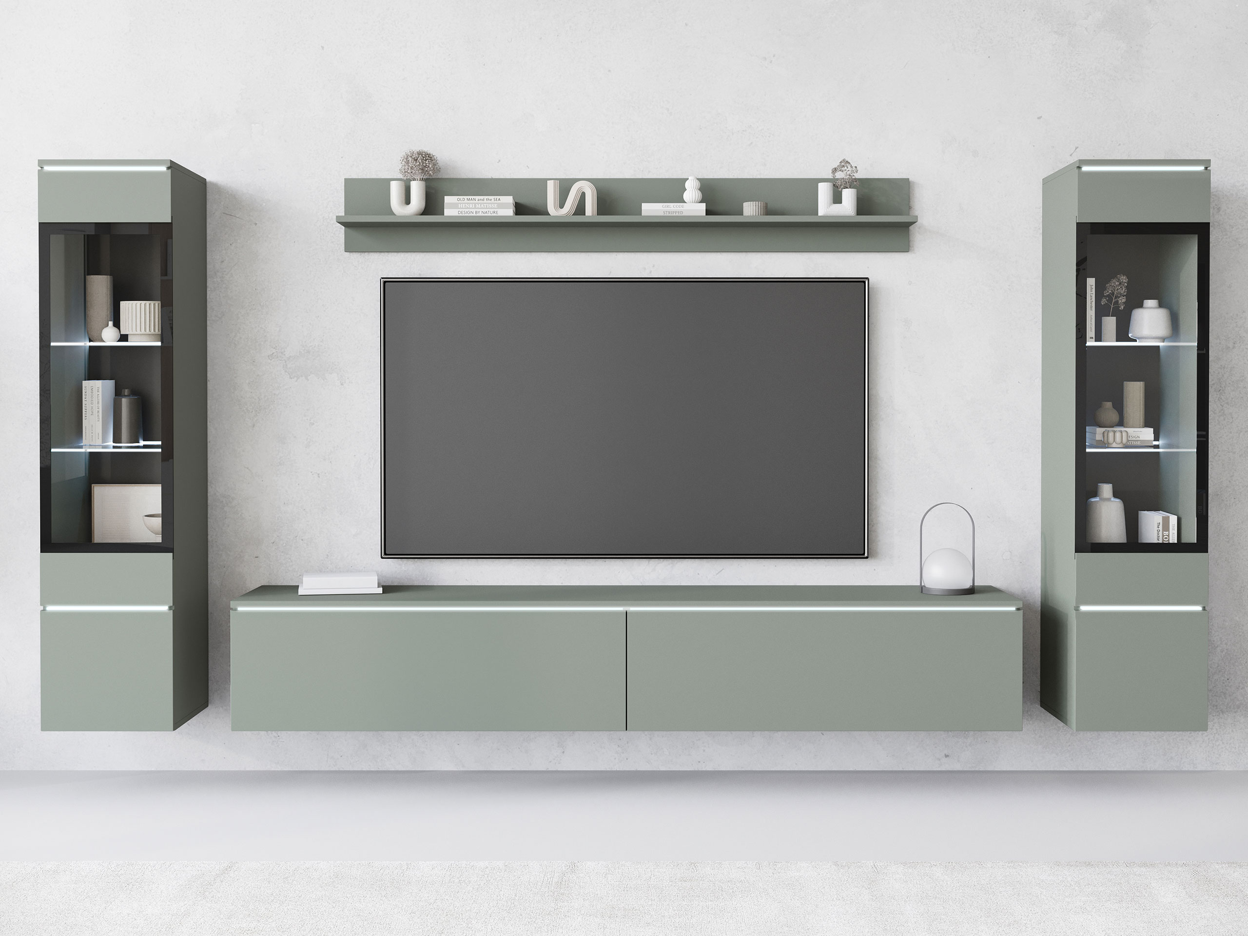 Living room set Mirfivo 101 (Dusty green)