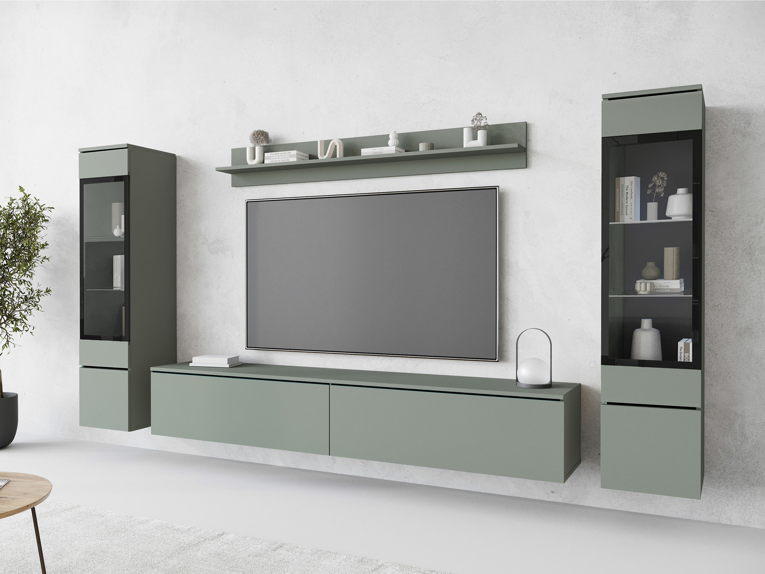 Living room set Mirfivo 101 (Dusty green)