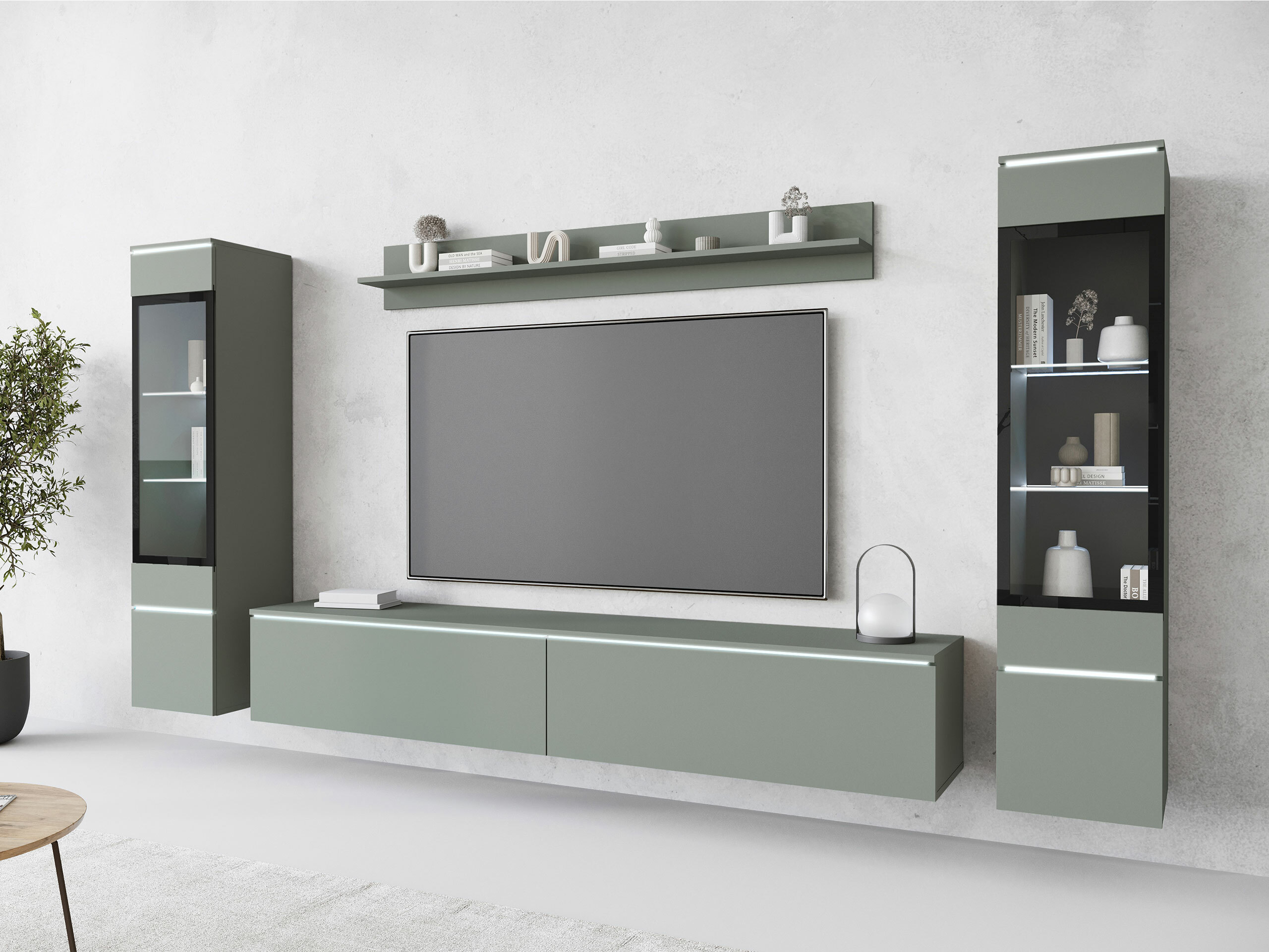 Living room set Mirfivo 101 (Dusty green)