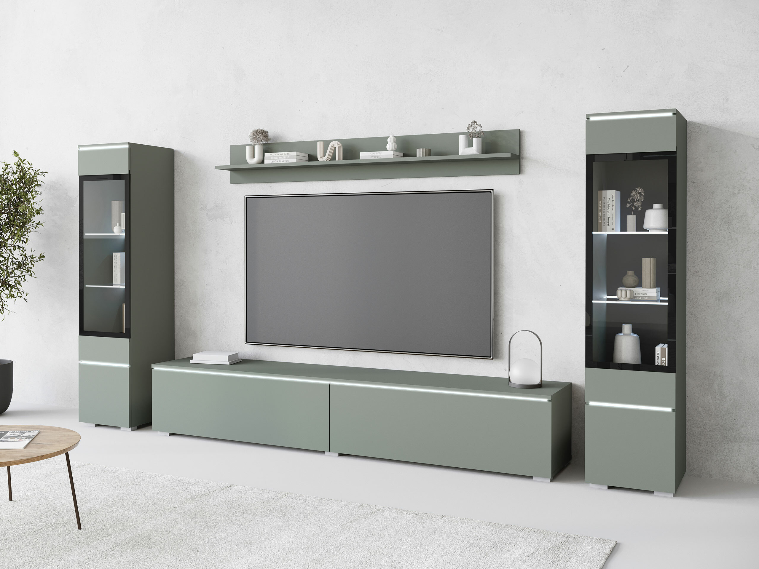 Living room set Mirfivo 101 (Dusty green)