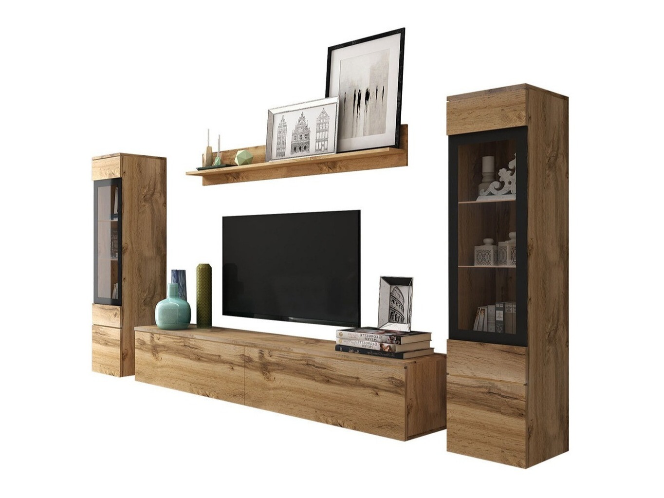Living room set Mirfivo 101 (Wotan Oak)