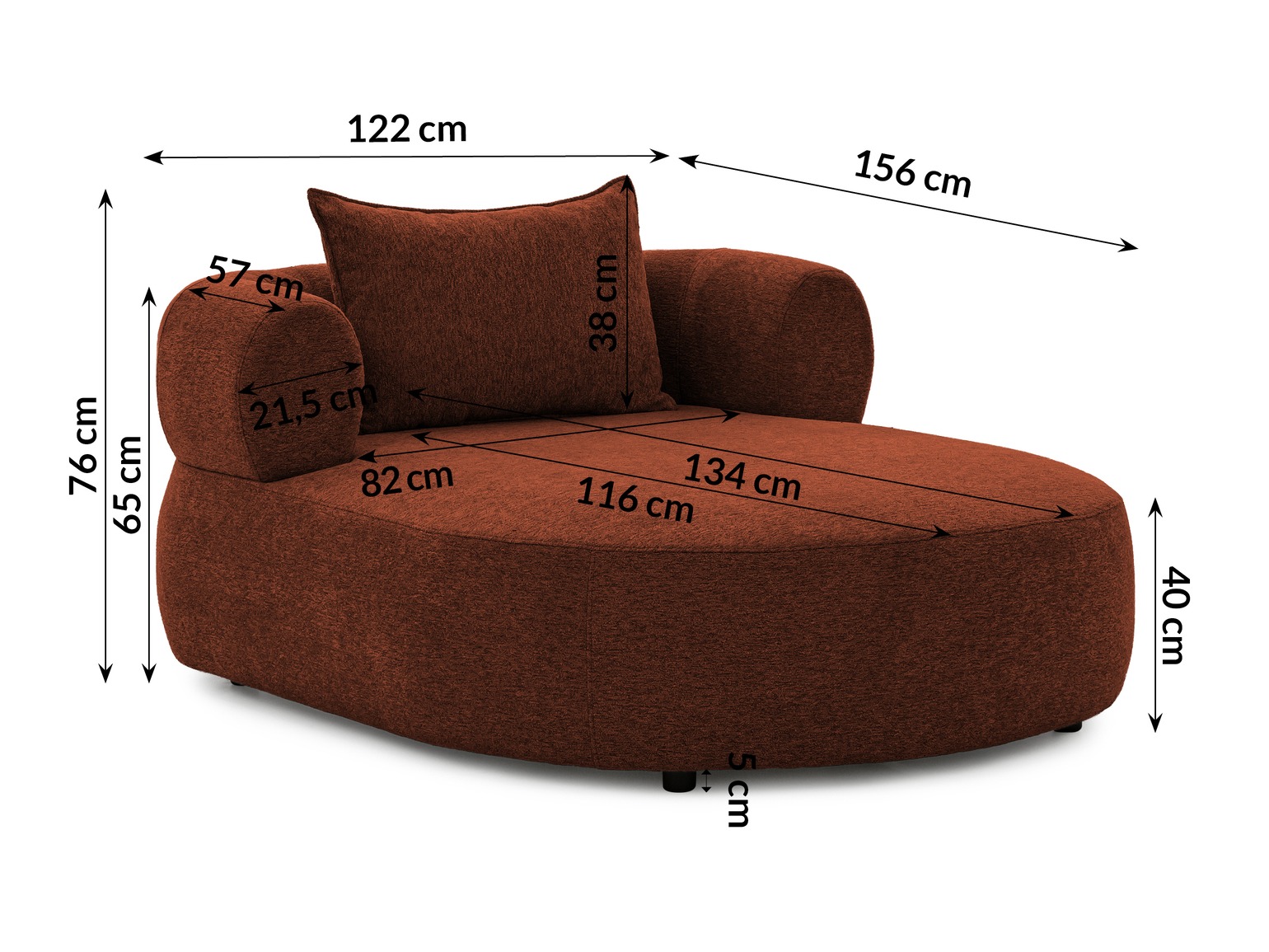 Armchair Rocklin 102 (Toro 155)