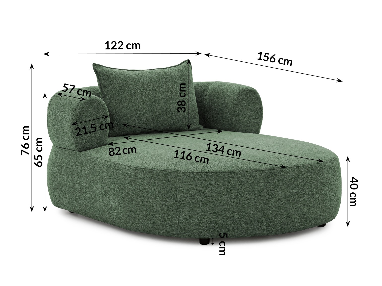 Armchair Rocklin 102 (Toro 95)