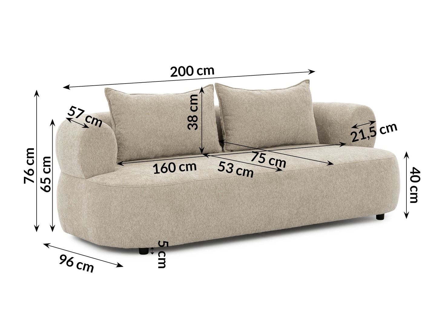 Sofa Rocklin 103 (Toro 25)