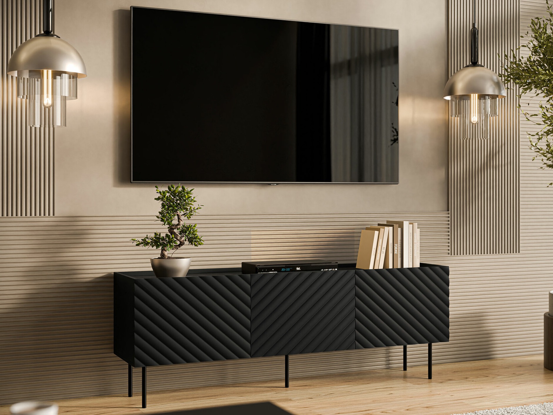 TV stand Mortali 103 (Black)