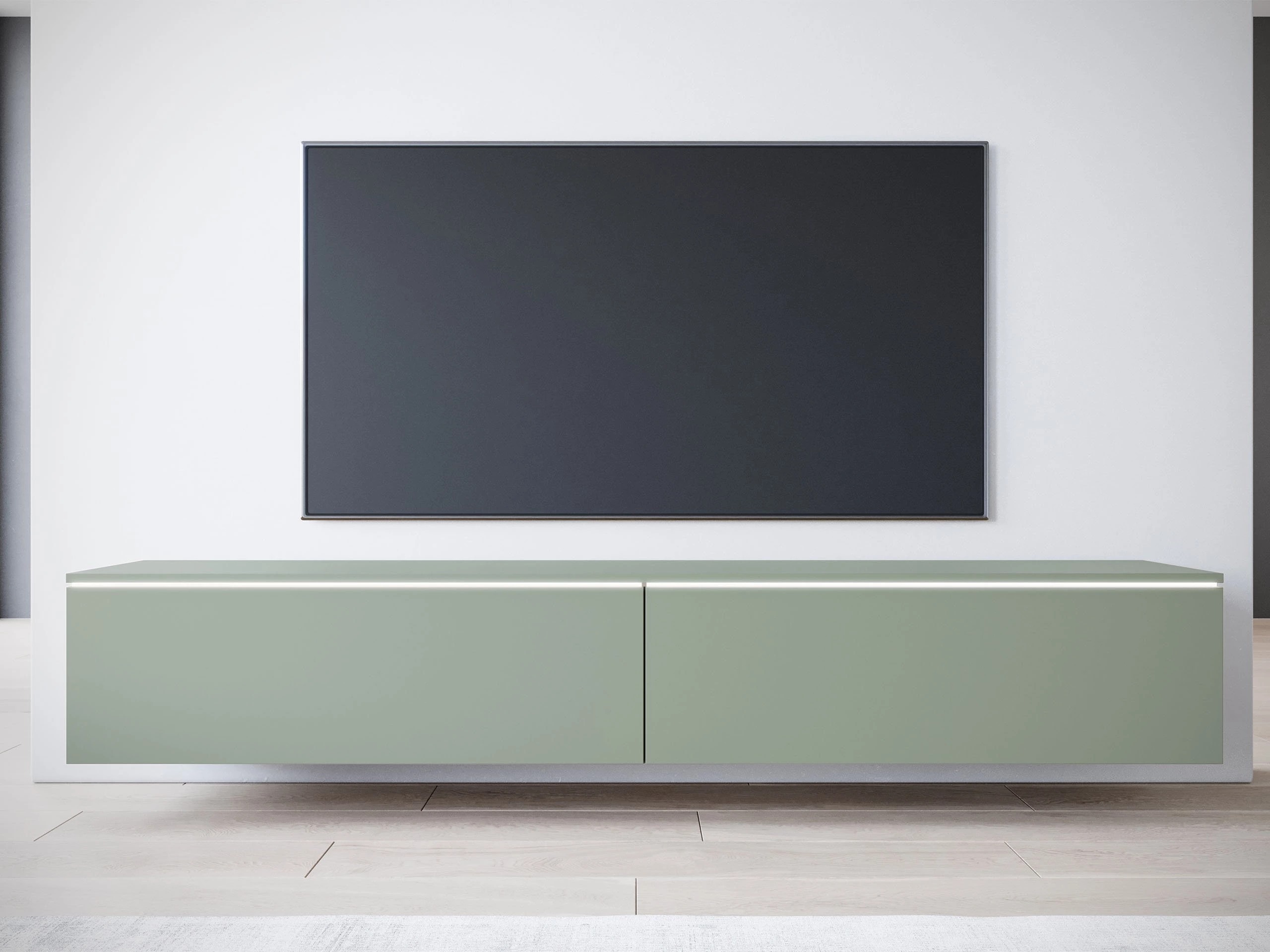 TV stand Scientia I (Dusty green)