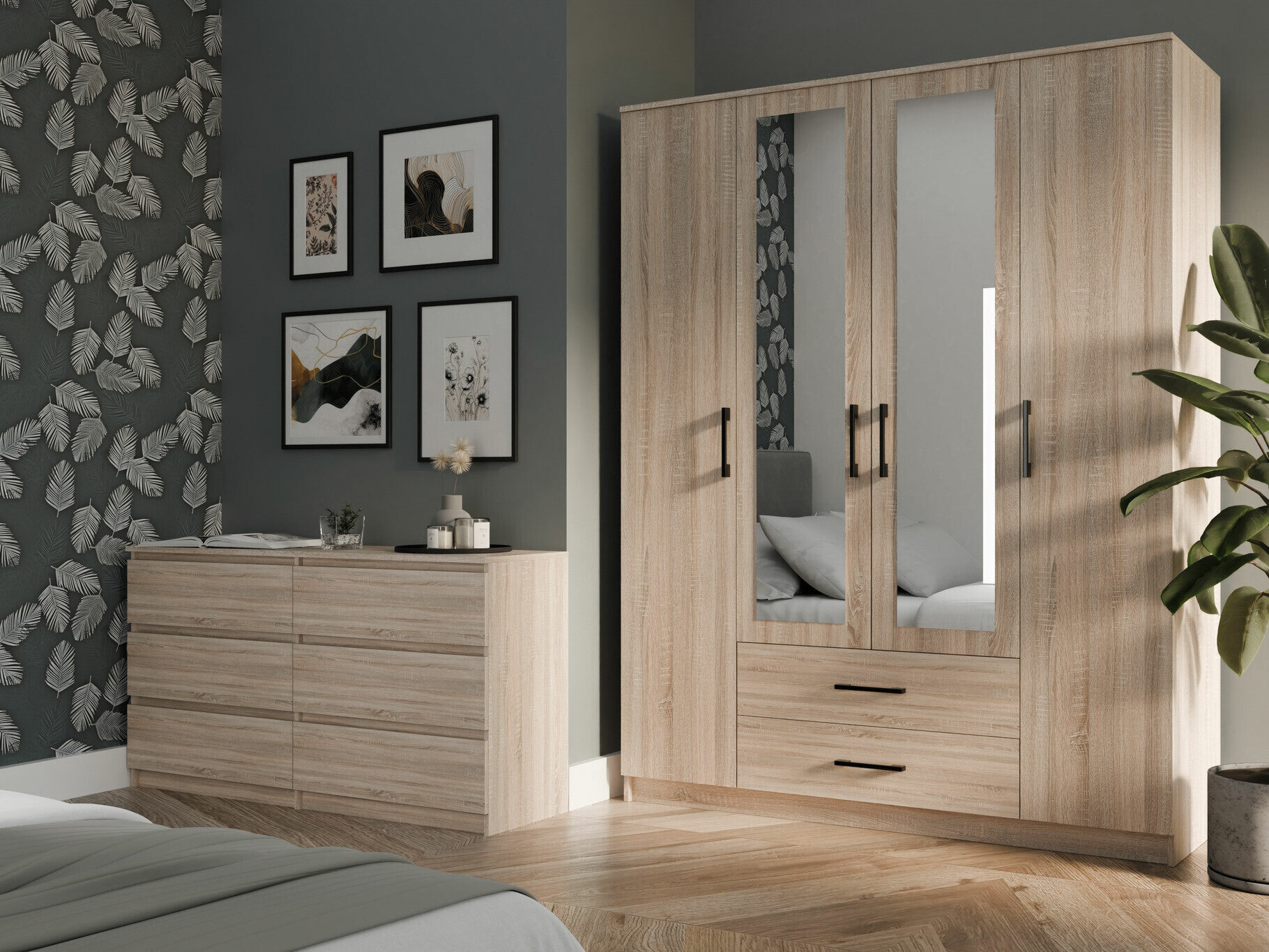 Wardrobe Mandeville 117 (Sonoma oak)