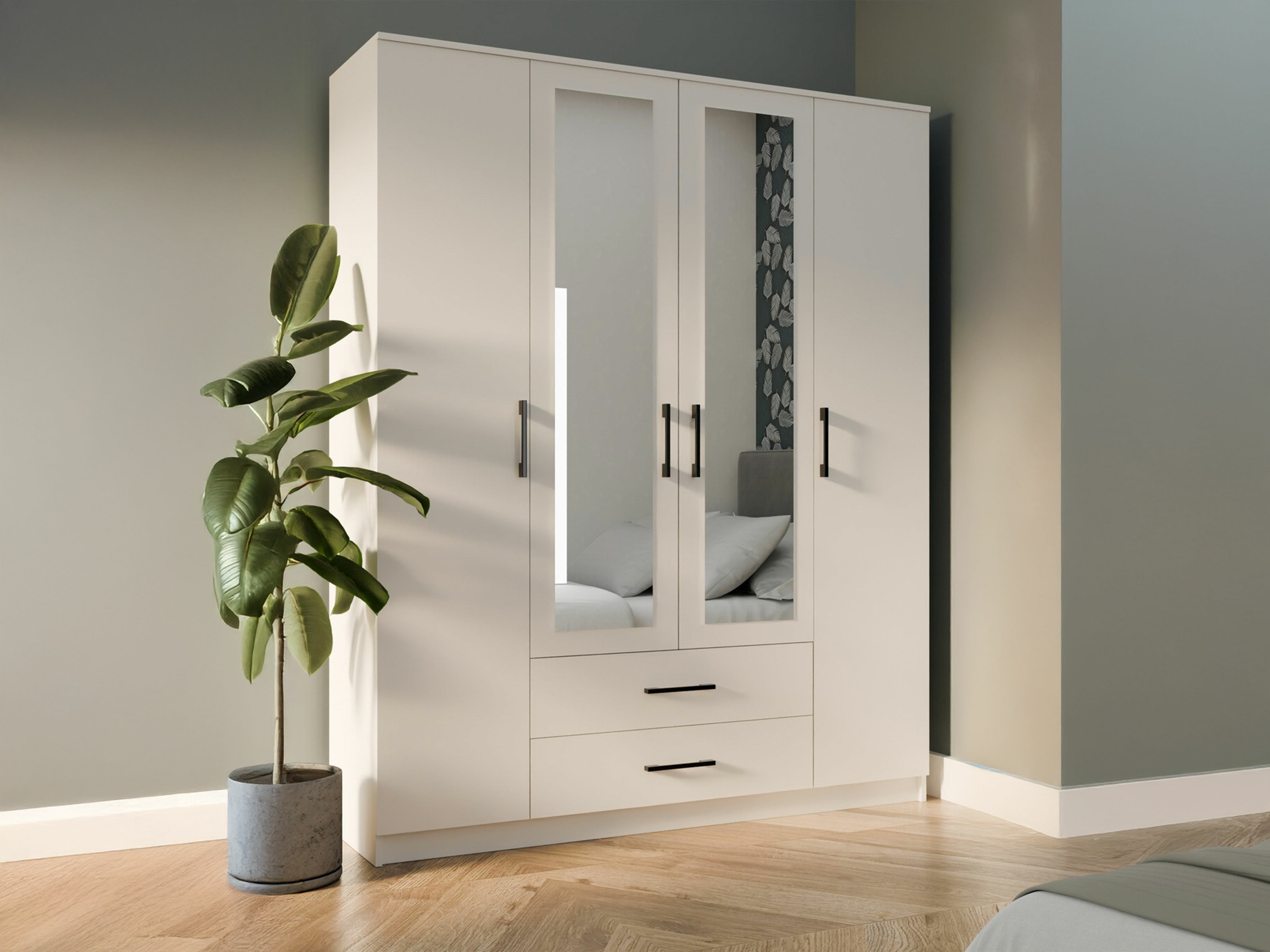 Wardrobe Mandeville 117 (White)