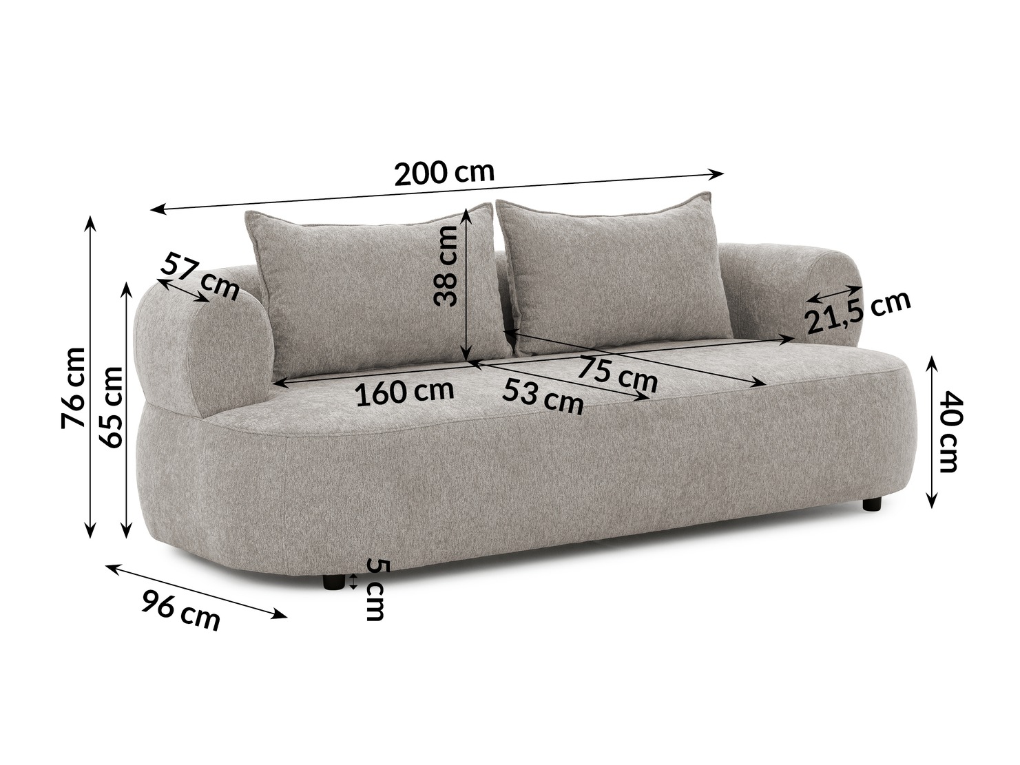 Sofa Rocklin 103 (Toro 145)