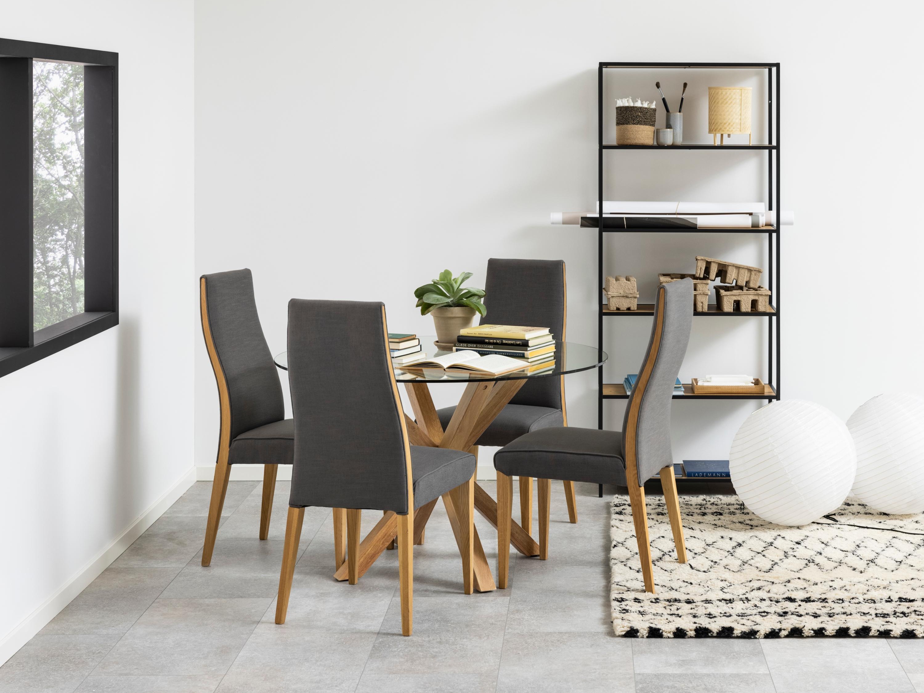Bookcase Norsica Sevferi 107 (Wild oak + Black)