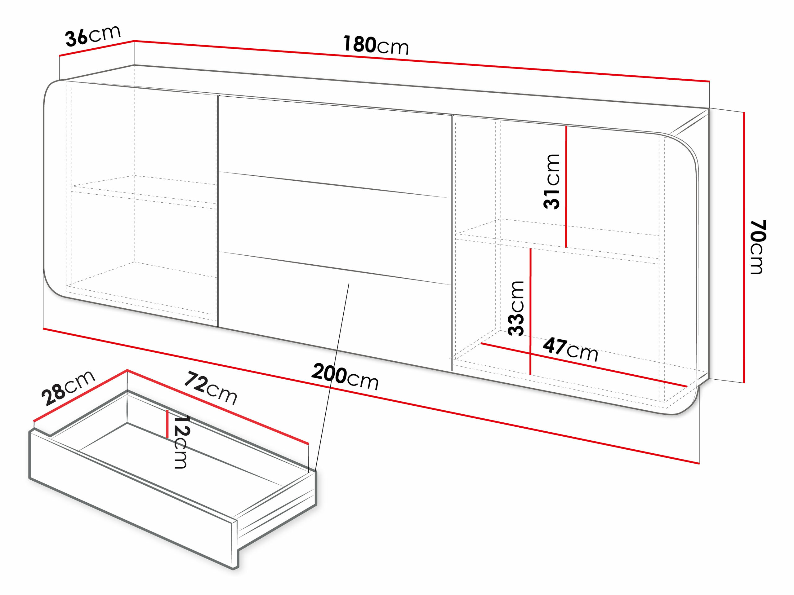 Chest of drawers Mara