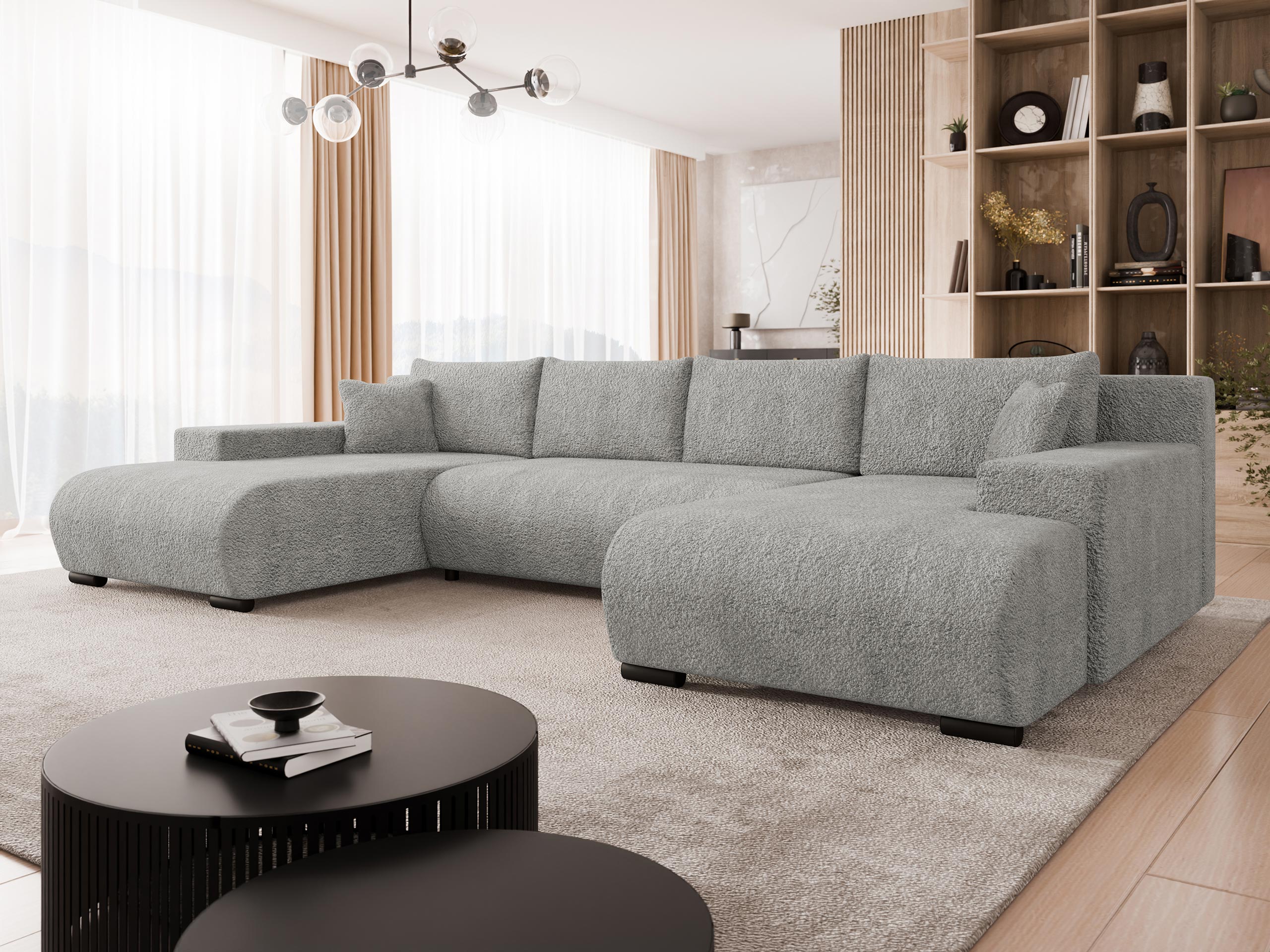 Corner sofa Comfivo 483 (Coral 75)
