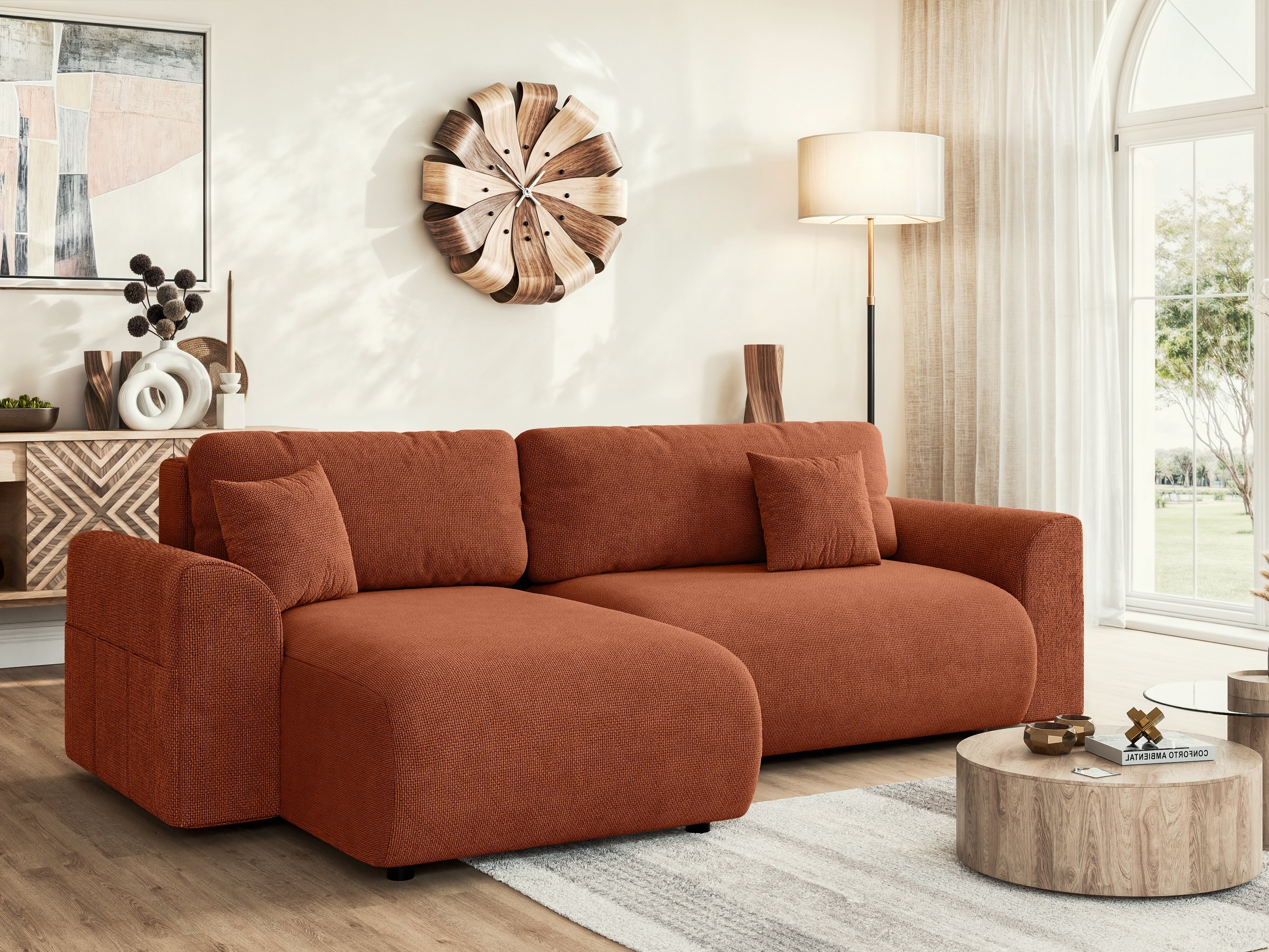 Corner sofa Rocklin 104 (Flow 09)