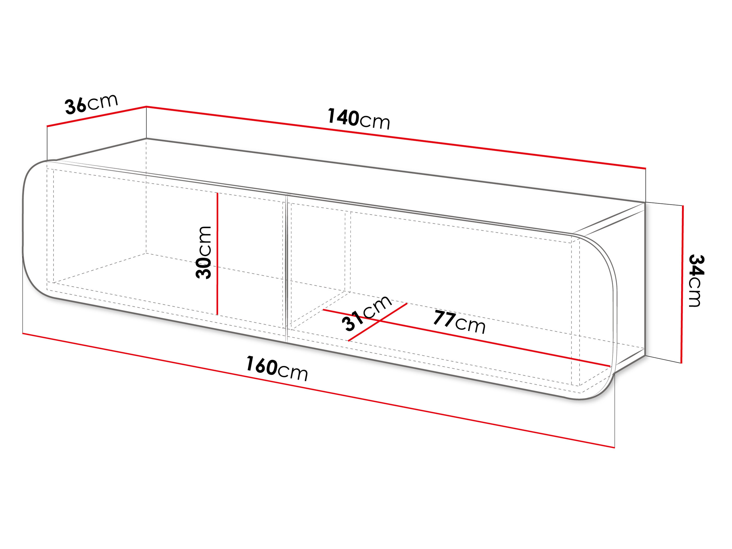 TV stand Kingston 180
