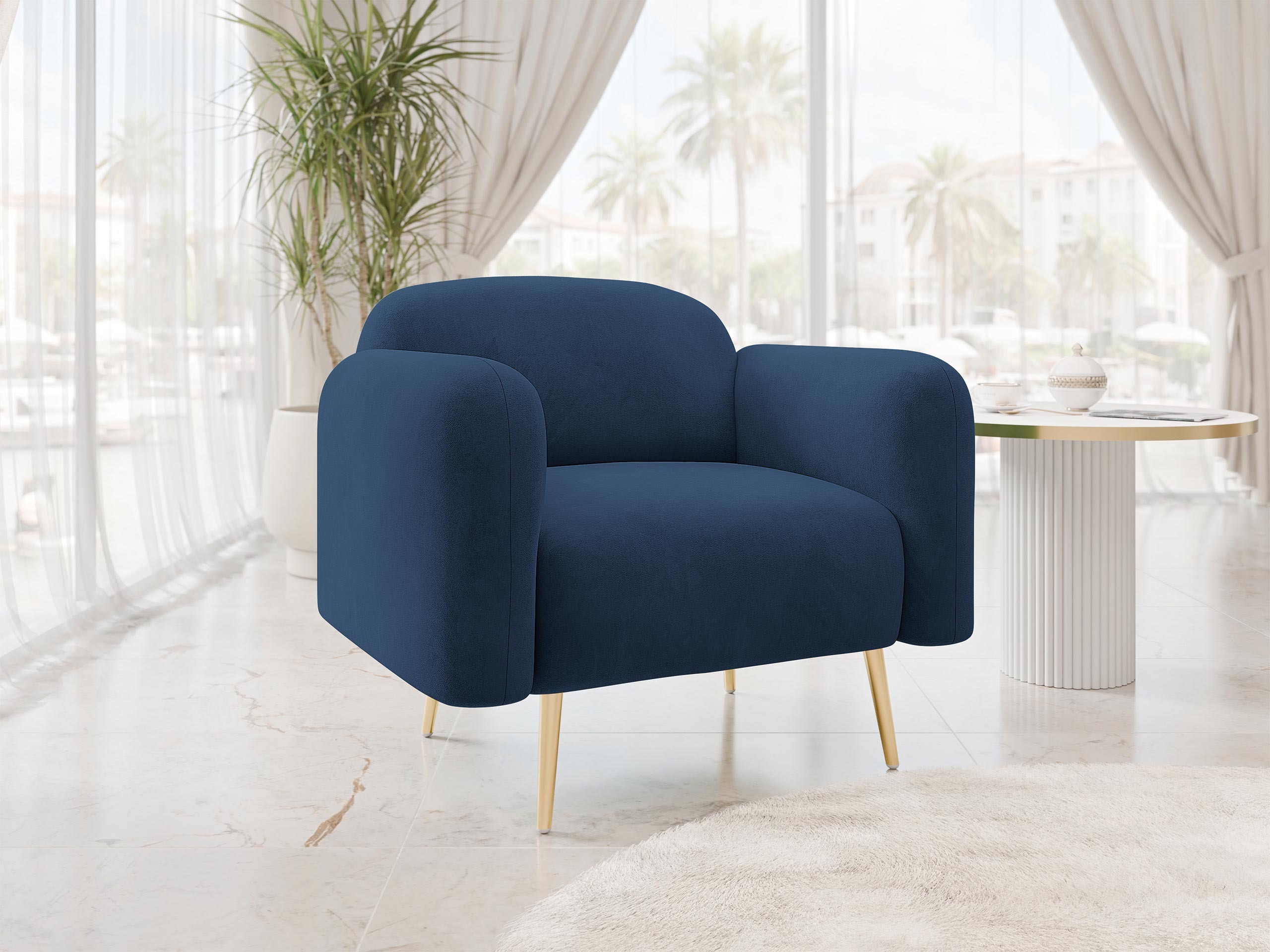 Armchair Comfivo Beatitudo I (Uttario Velvet 2967)