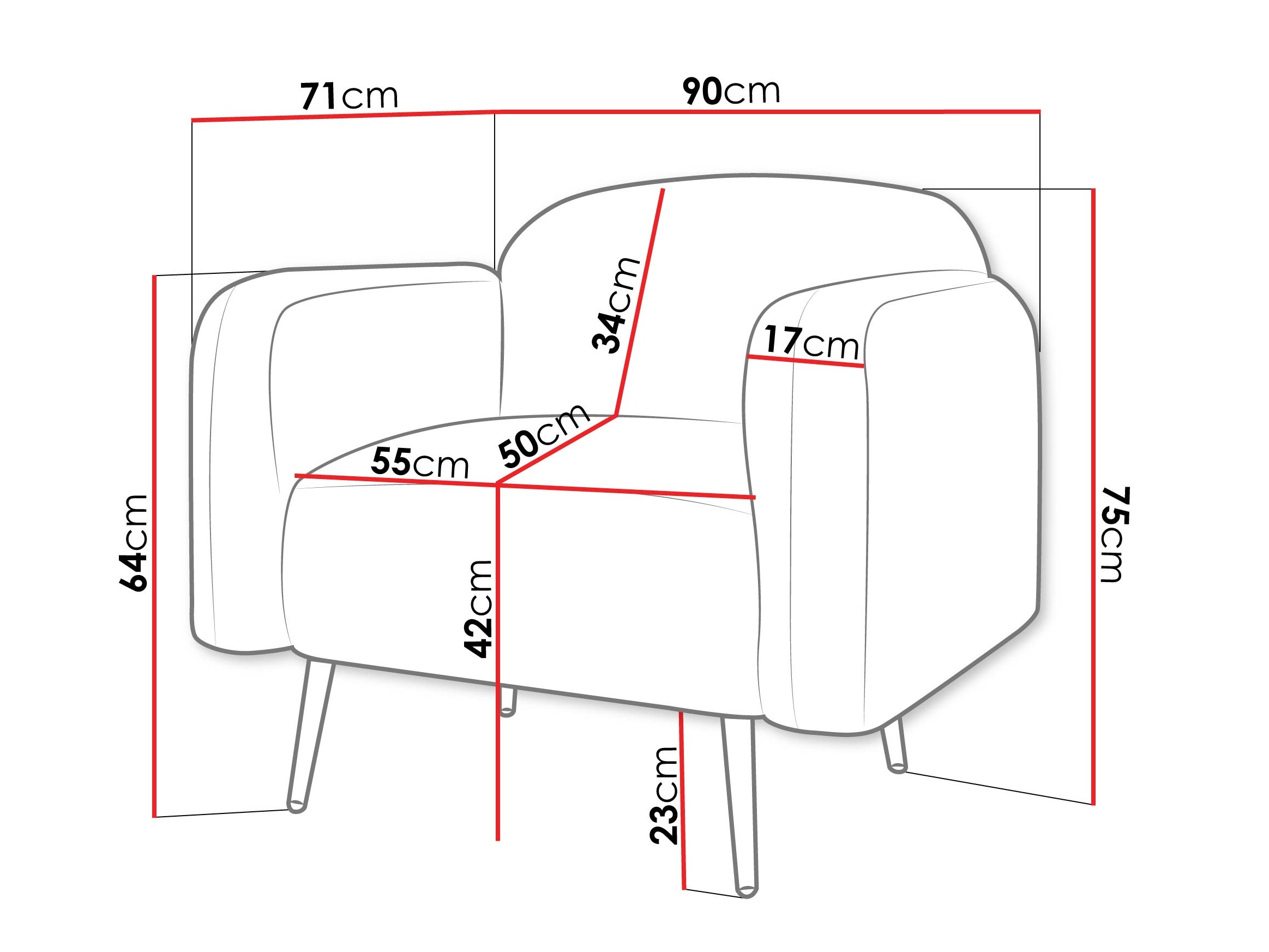 Armchair Comfivo Beatitudo I (Uttario Velvet 2967)