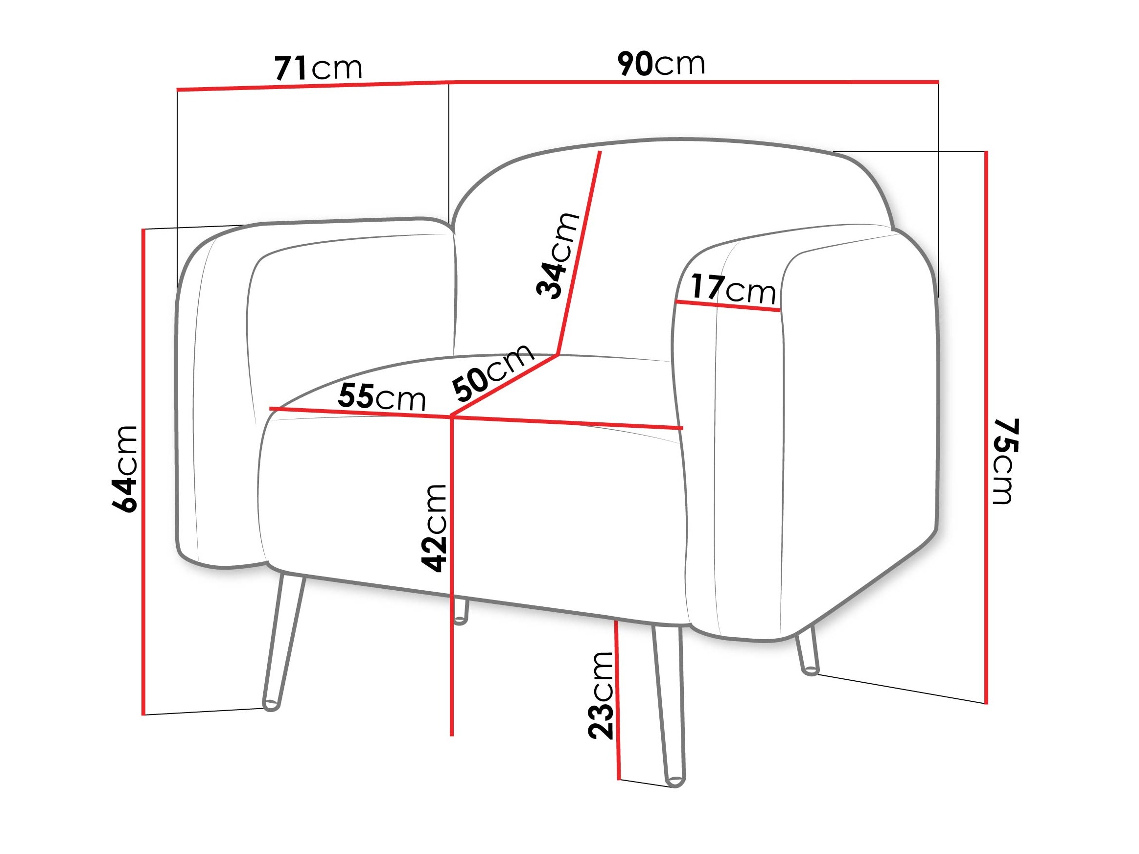 Armchair Comfivo Beatitudo I (Uttario Velvet 2978)