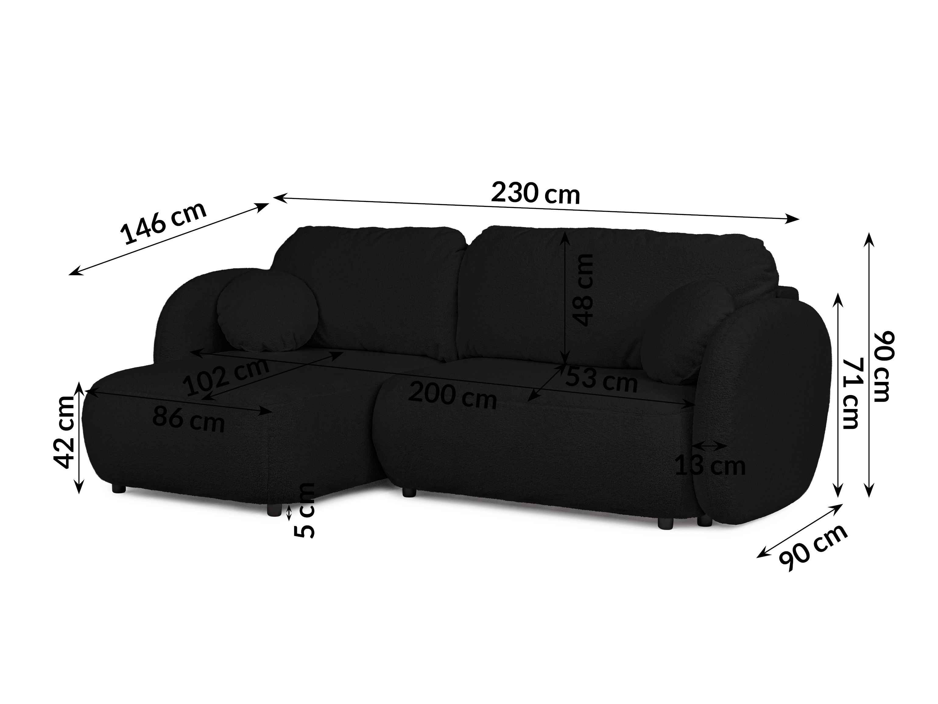 Corner sofa Rocklin 106 (Quelle 100)