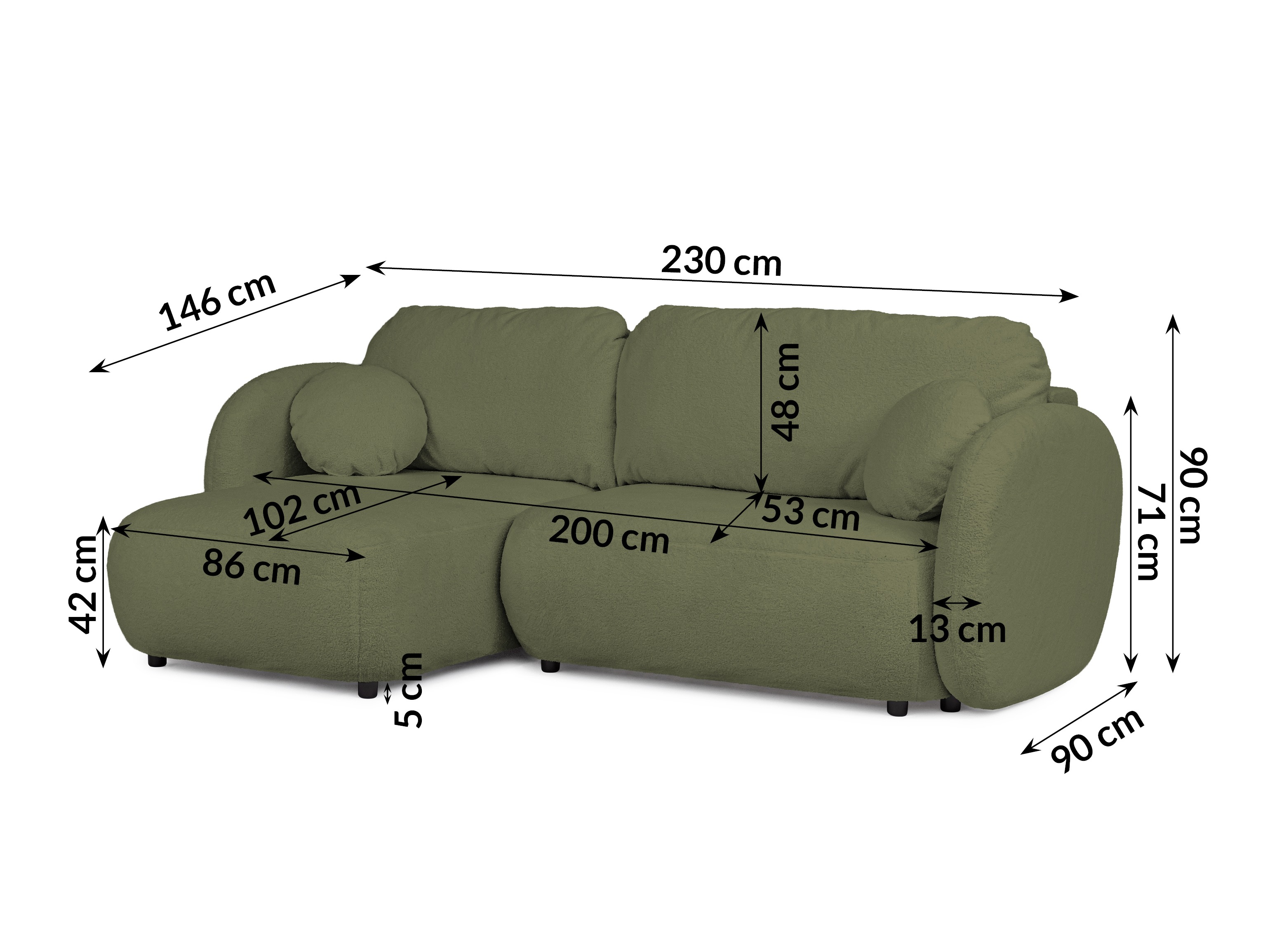 Corner sofa Rocklin 106 (Quelle 37)