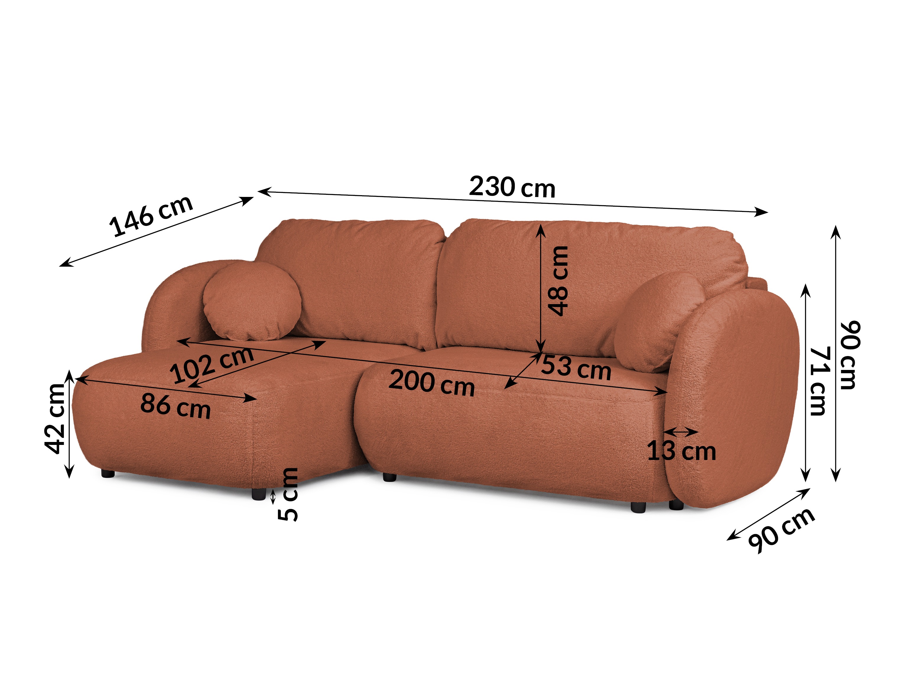 Corner sofa Rocklin 106 (Quelle 54)