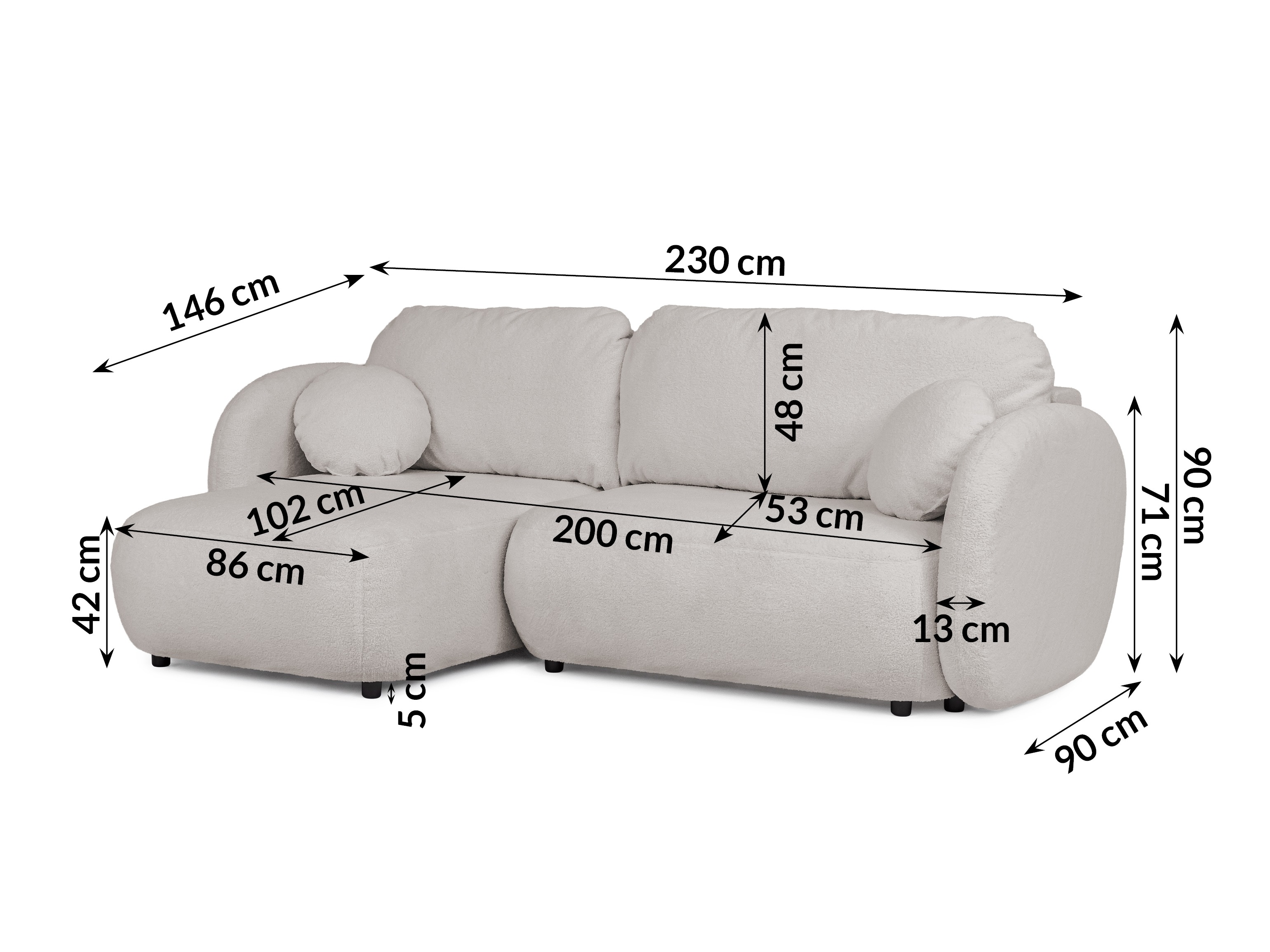 Corner sofa Rocklin 106 (Quelle 83)