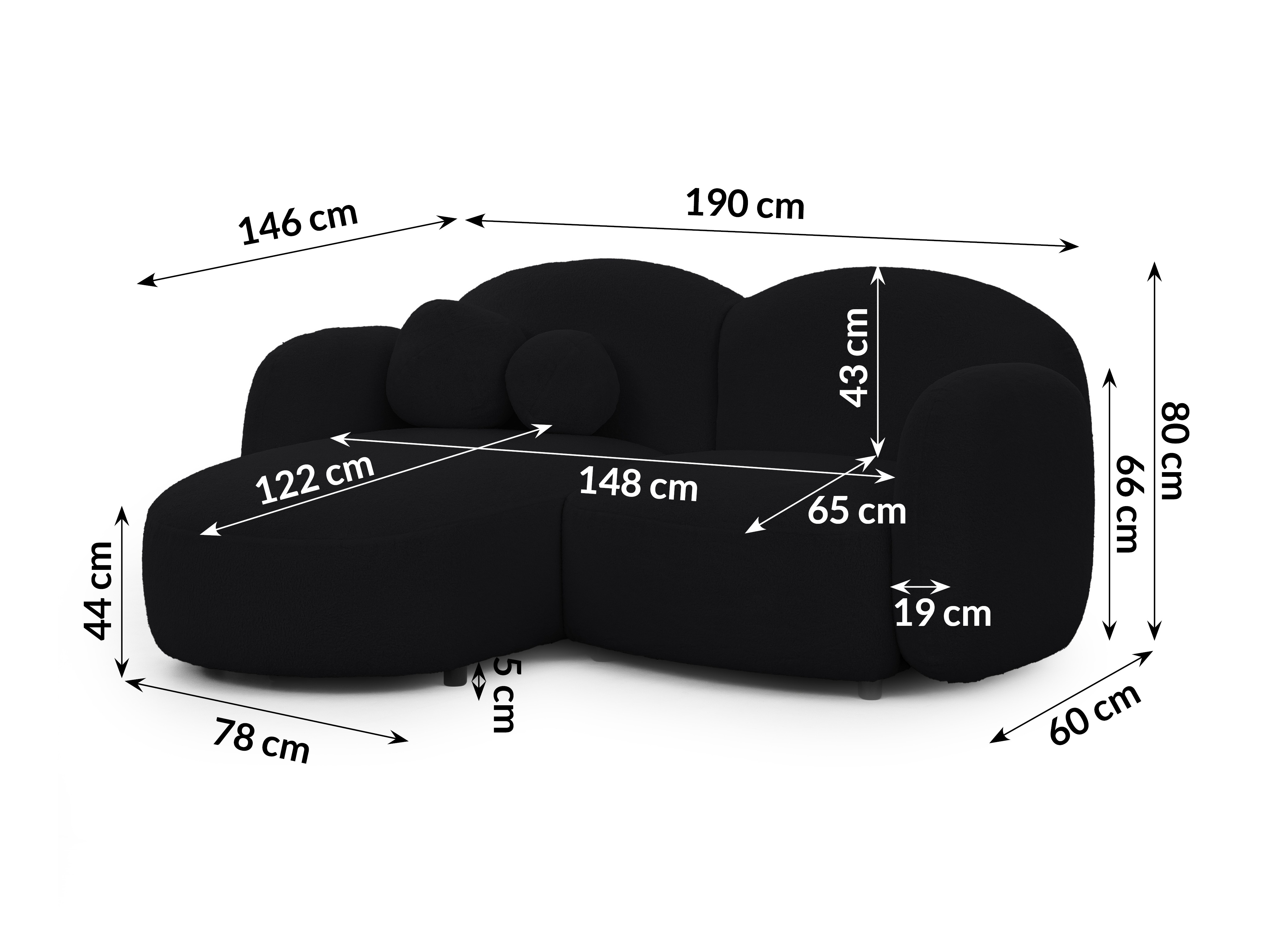 Corner sofa Rocklin 107 (Quelle 100)